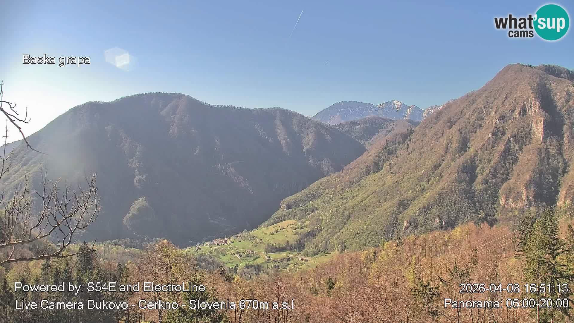 Webcam Bukovo – Baška grapa | Cerkno | Slovenia