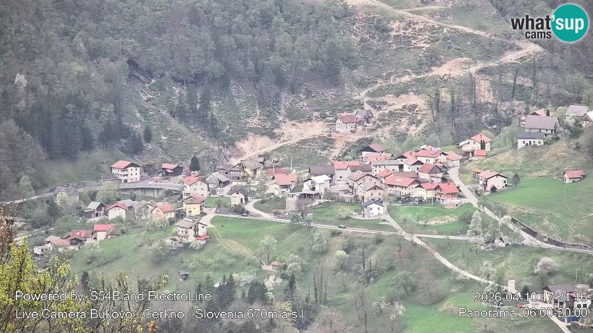 Webcam Bukovo – Baška grapa | Cerkno | Slovenia