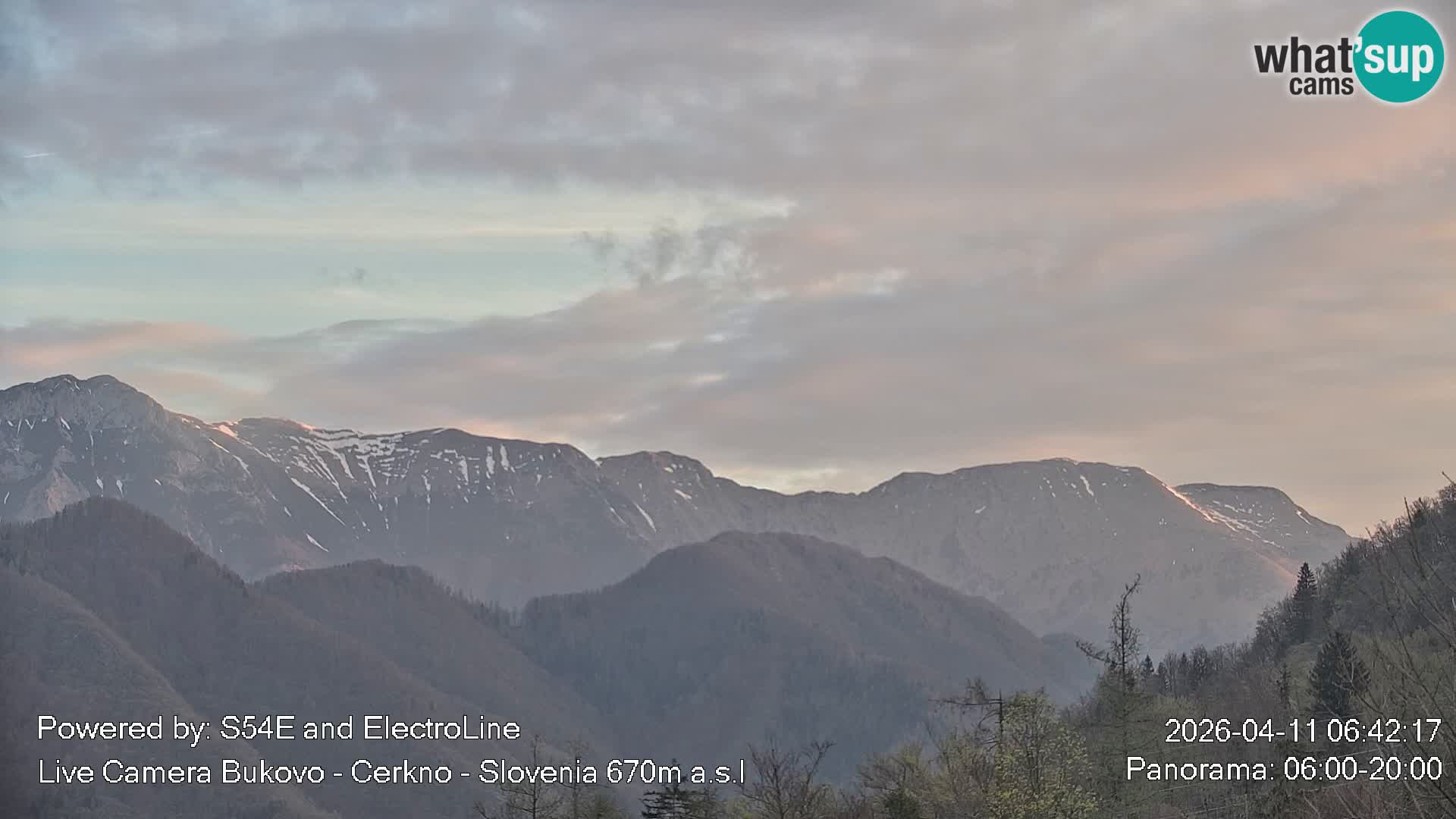 Web kamera Bukovo – Baška grapa | Cerkno | Slovenija