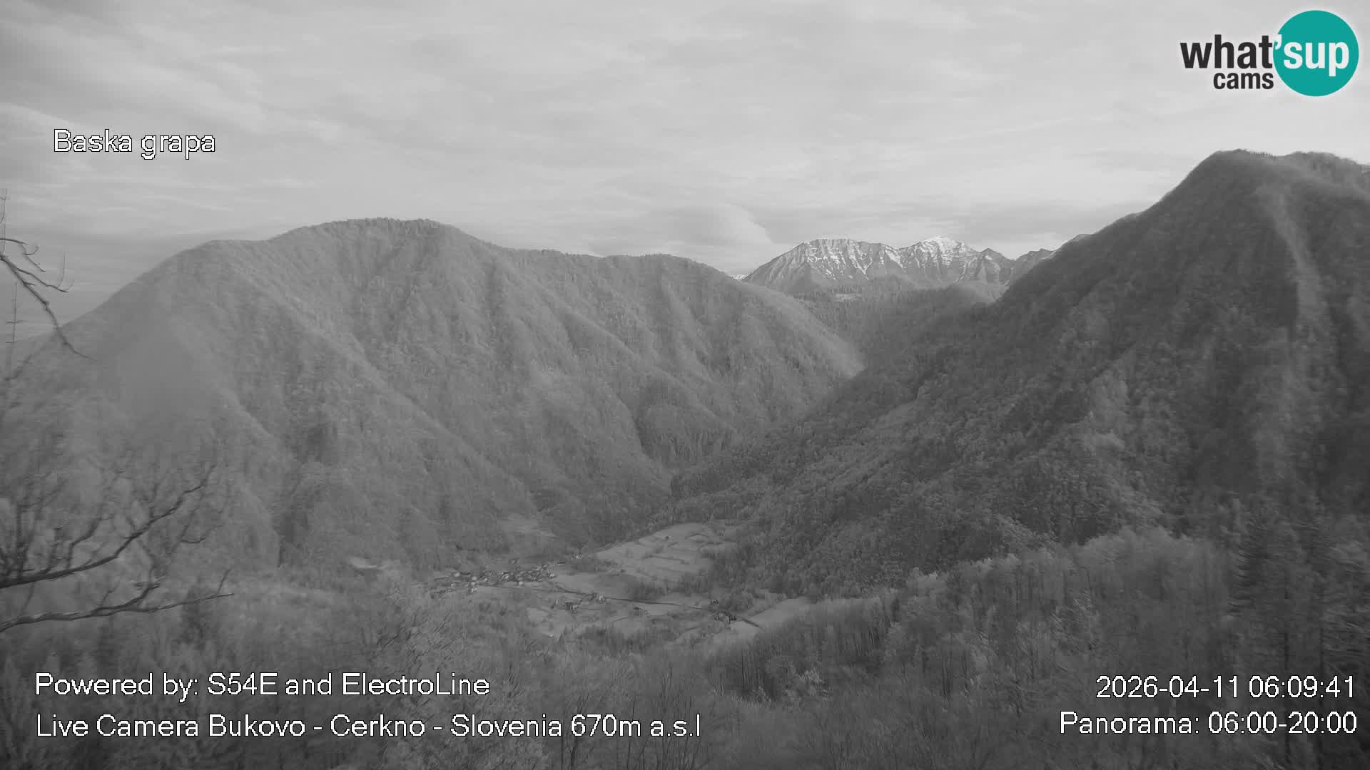 Webcam Bukovo – Baška grapa | Cerkno | Slovenia