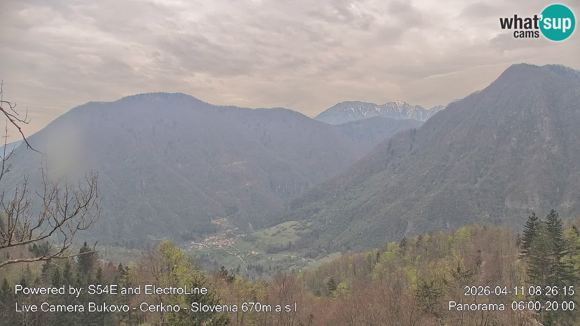 Web kamera Bukovo – Baška grapa | Cerkno | Slovenija