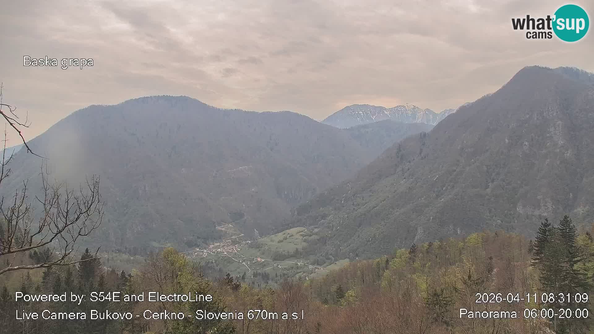 Webcam Bukovo – Baška grapa | Cerkno | Slovénie