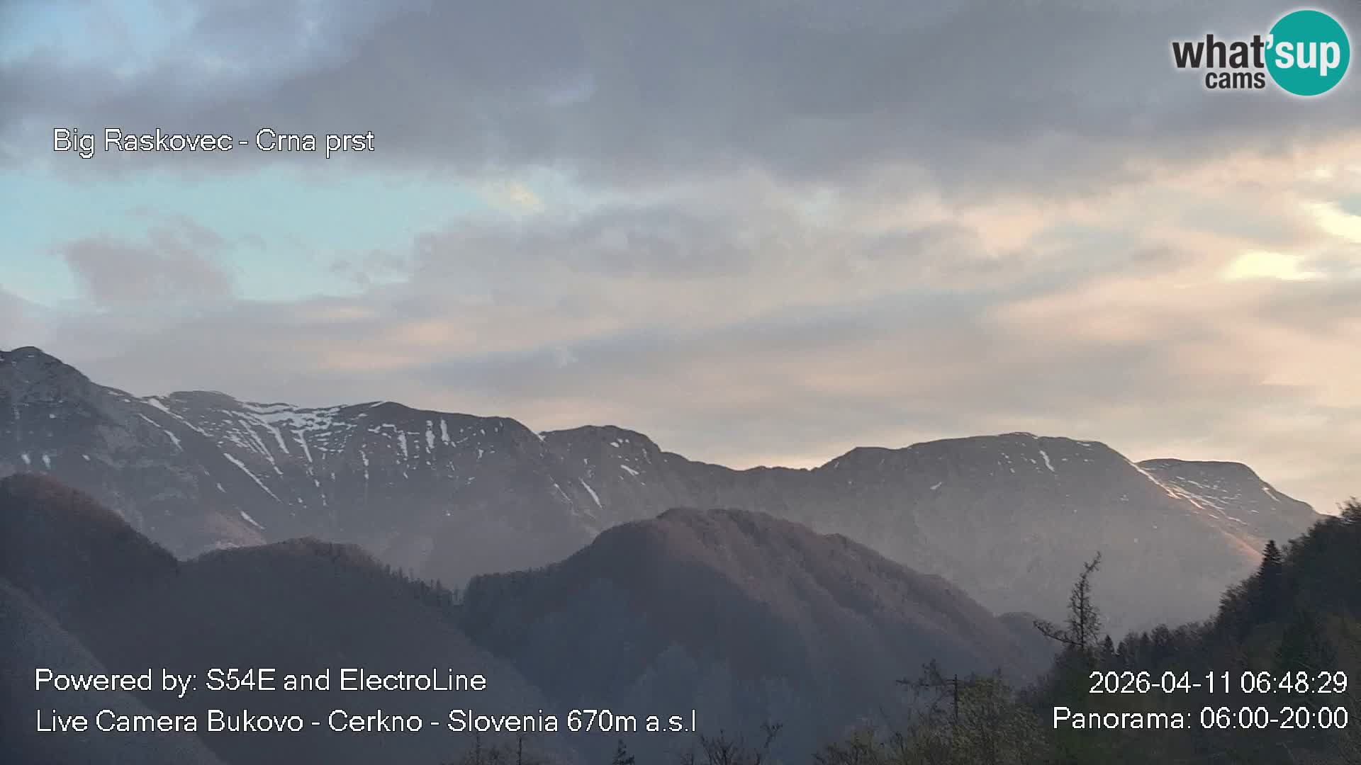 Webcam Bukovo – Baška grapa | Cerkno | Slovénie