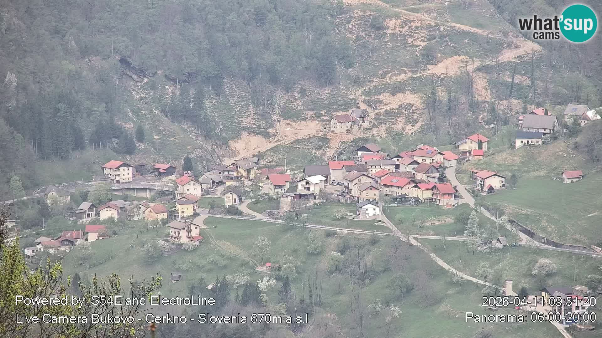 Webcam Bukovo – Baška grapa | Cerkno | Slovenia