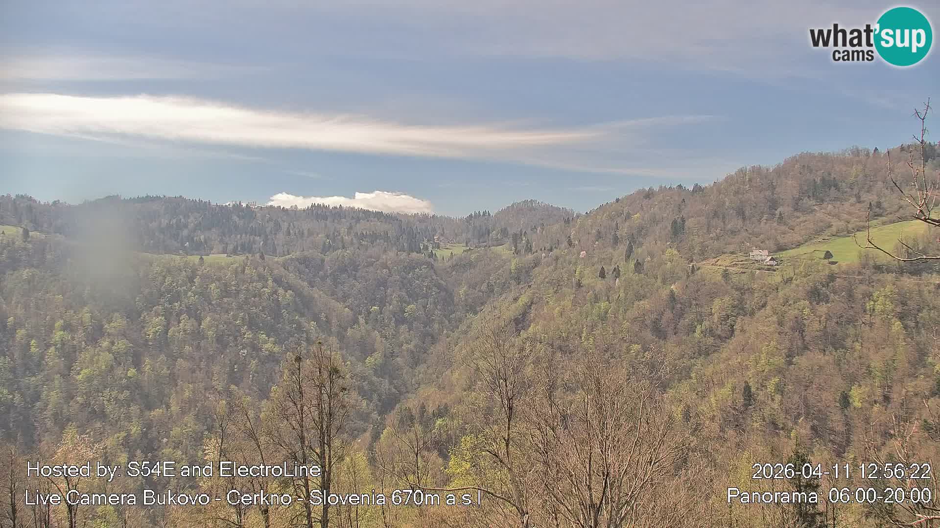 Webcam Bukovo – Baška grapa | Cerkno | Slovénie