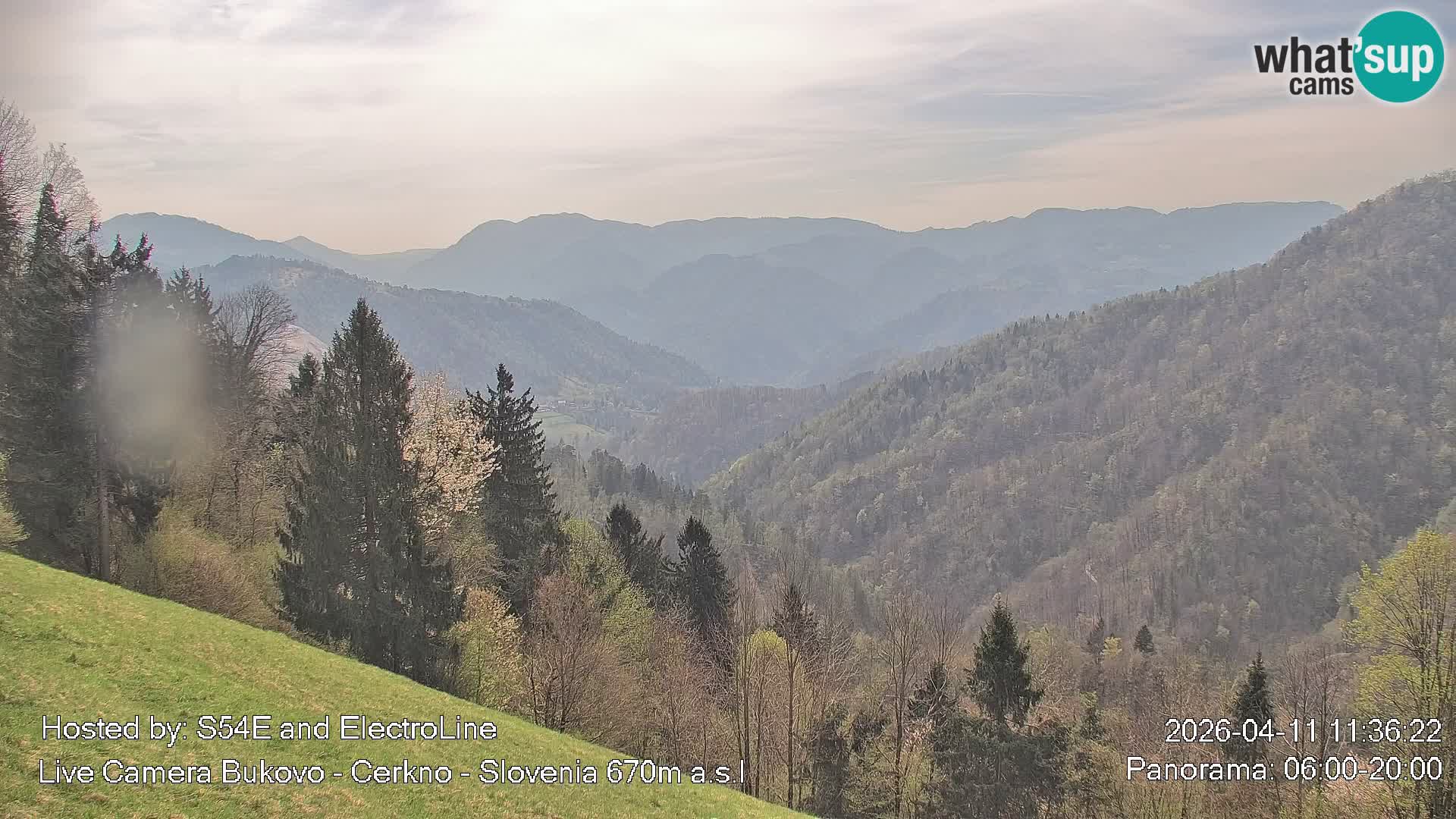 Webcam Bukovo – Baška grapa | Cerkno | Slovénie