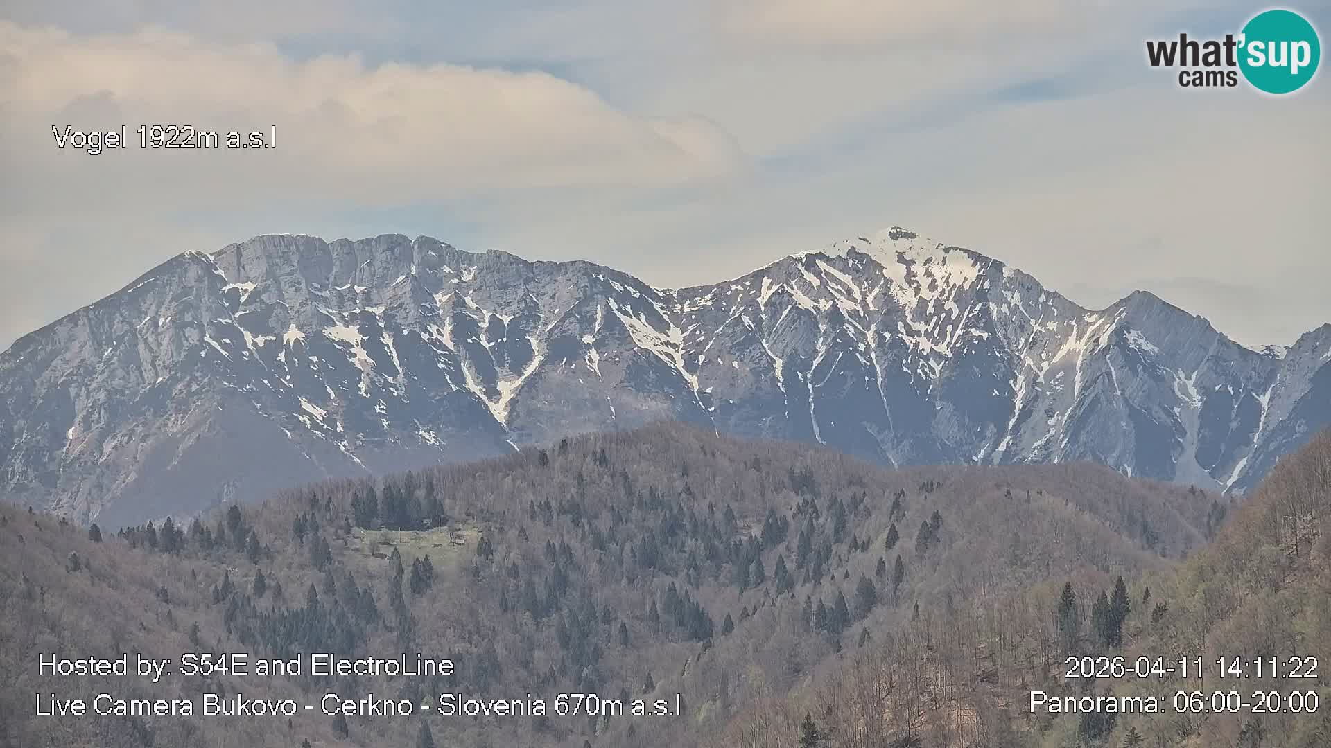 Web kamera Bukovo – Baška grapa | Cerkno | Slovenija