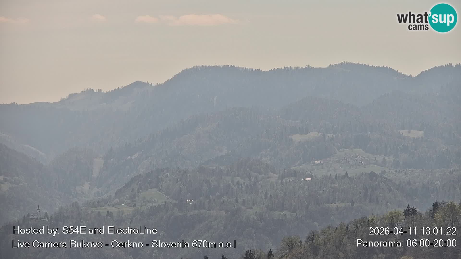 Web kamera Bukovo – Baška grapa | Cerkno | Slovenija