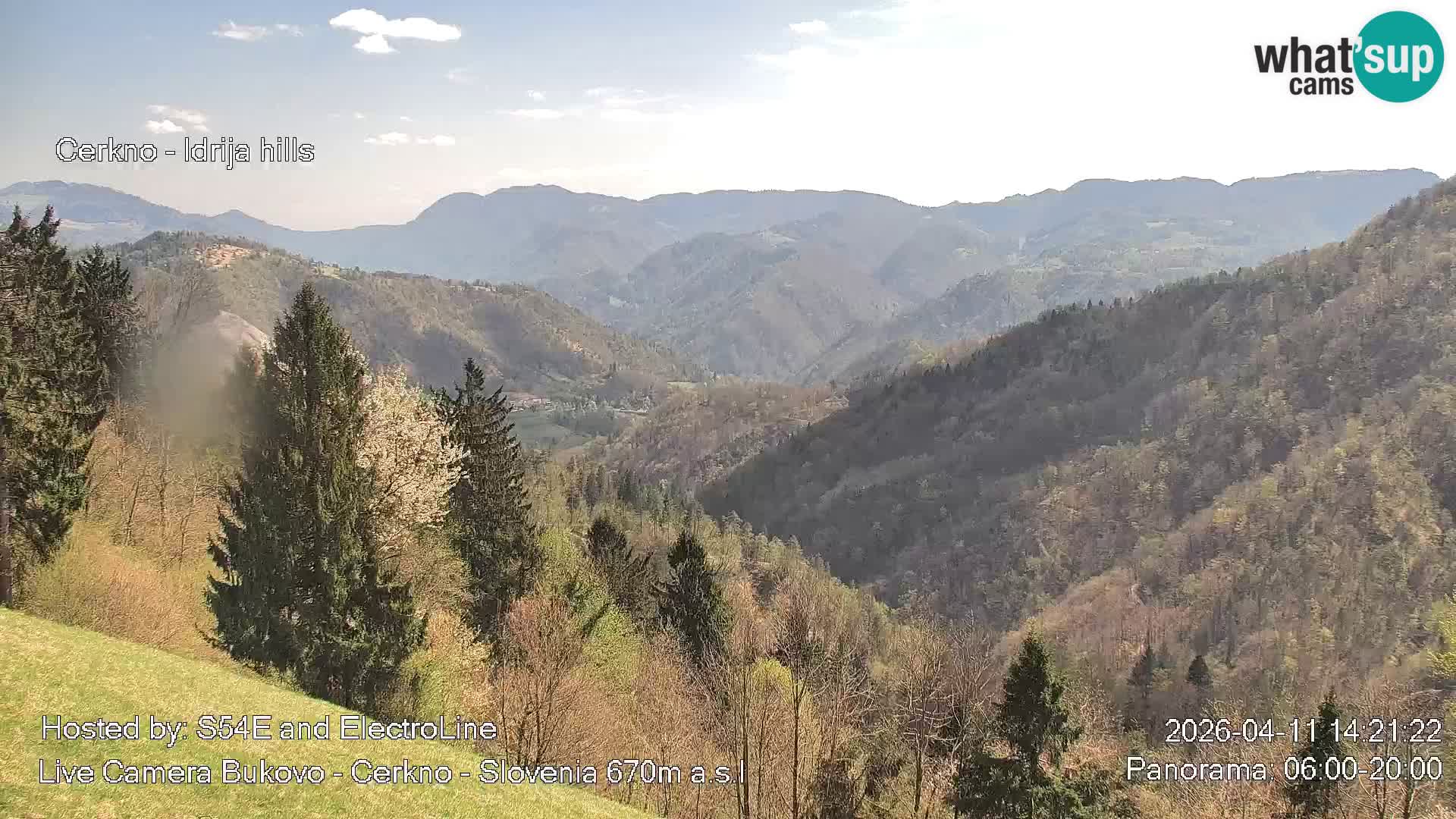 Webcam Bukovo – Baška grapa | Cerkno | Slovénie