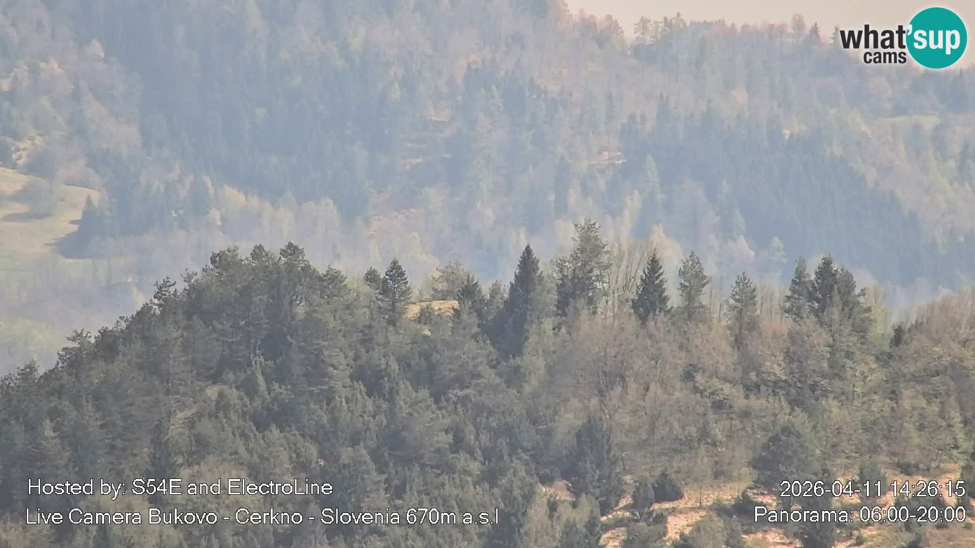 Web kamera Bukovo – Baška grapa | Cerkno | Slovenija