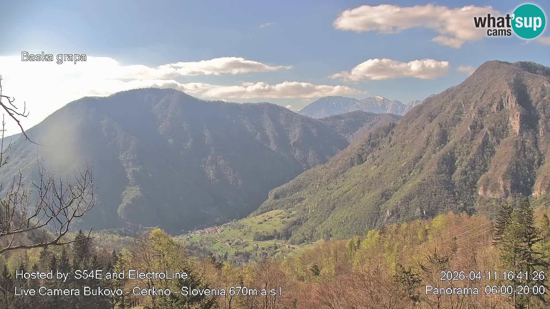 Webcam Bukovo – Baška grapa | Cerkno | Slovenia