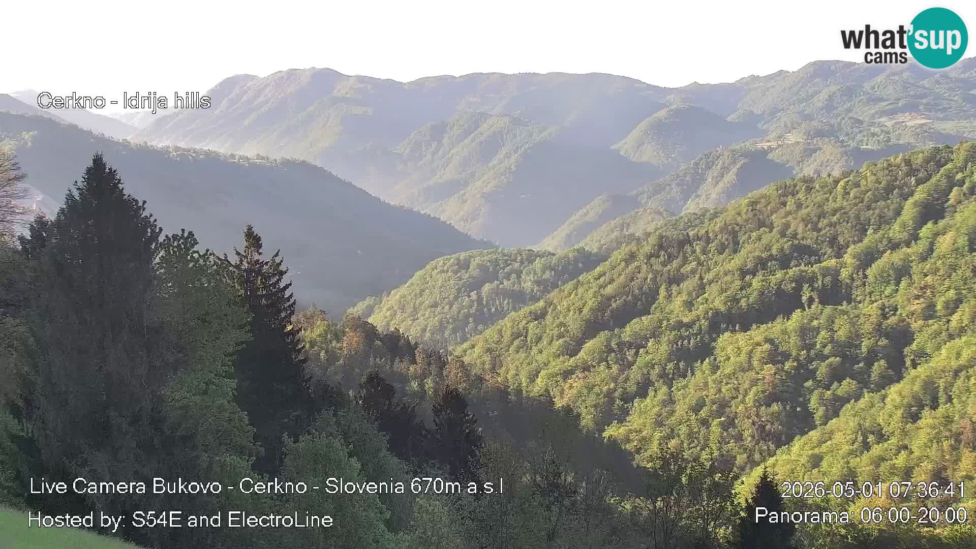 Webcam Bukovo – Baška grapa | Cerkno | Slovénie