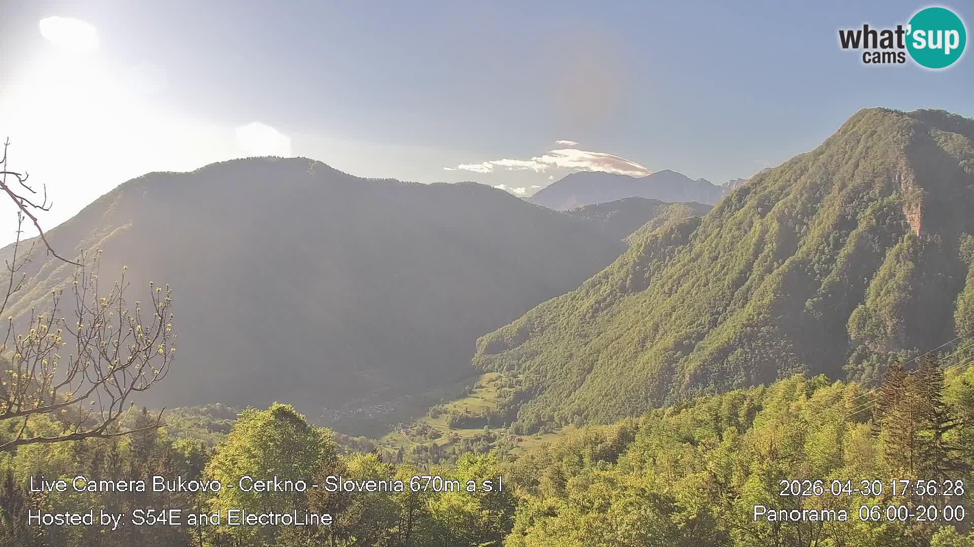Webcam Bukovo – Baška grapa | Cerkno | Slovenia