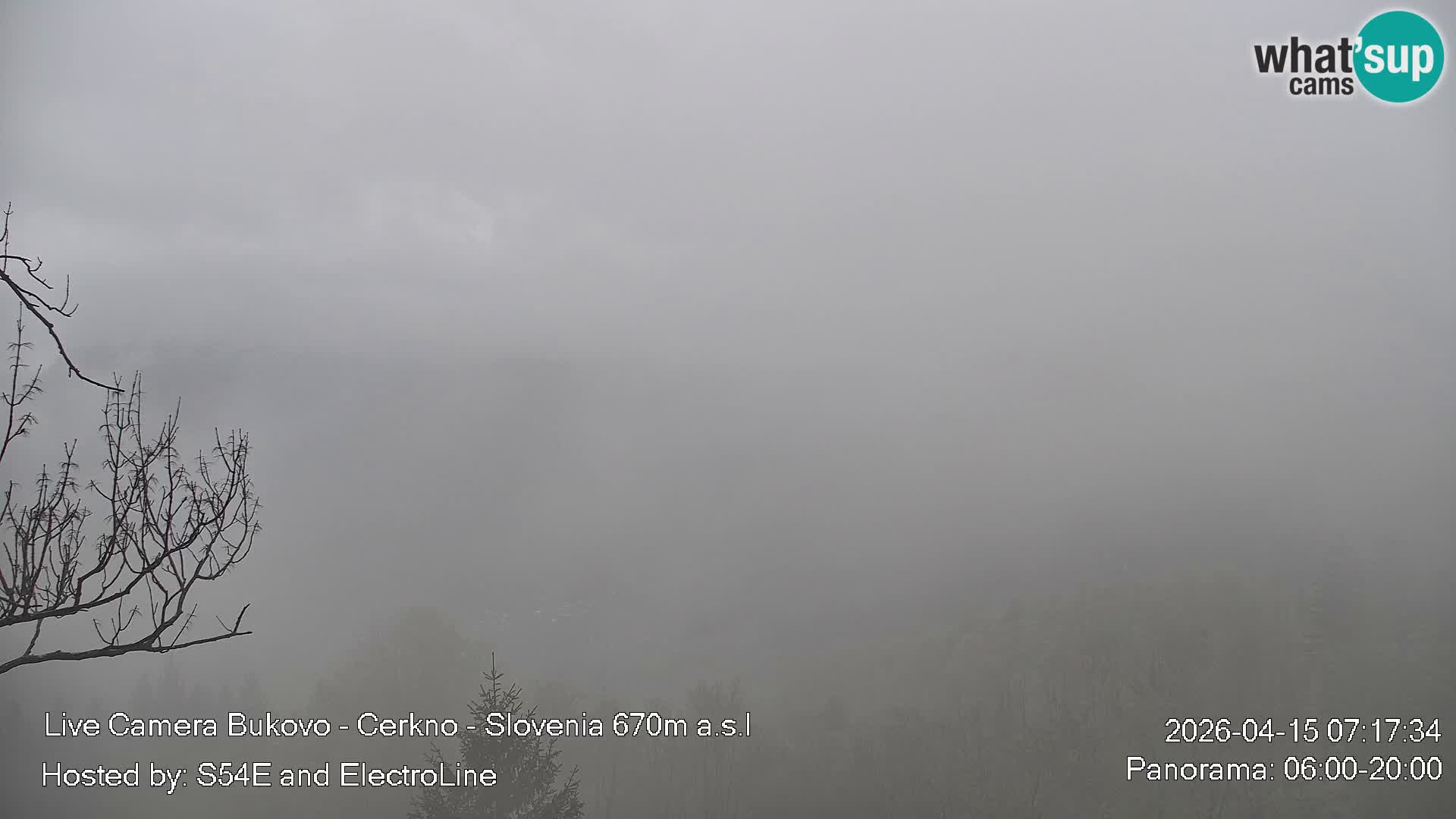 Web kamera Bukovo – Baška grapa | Cerkno | Slovenija