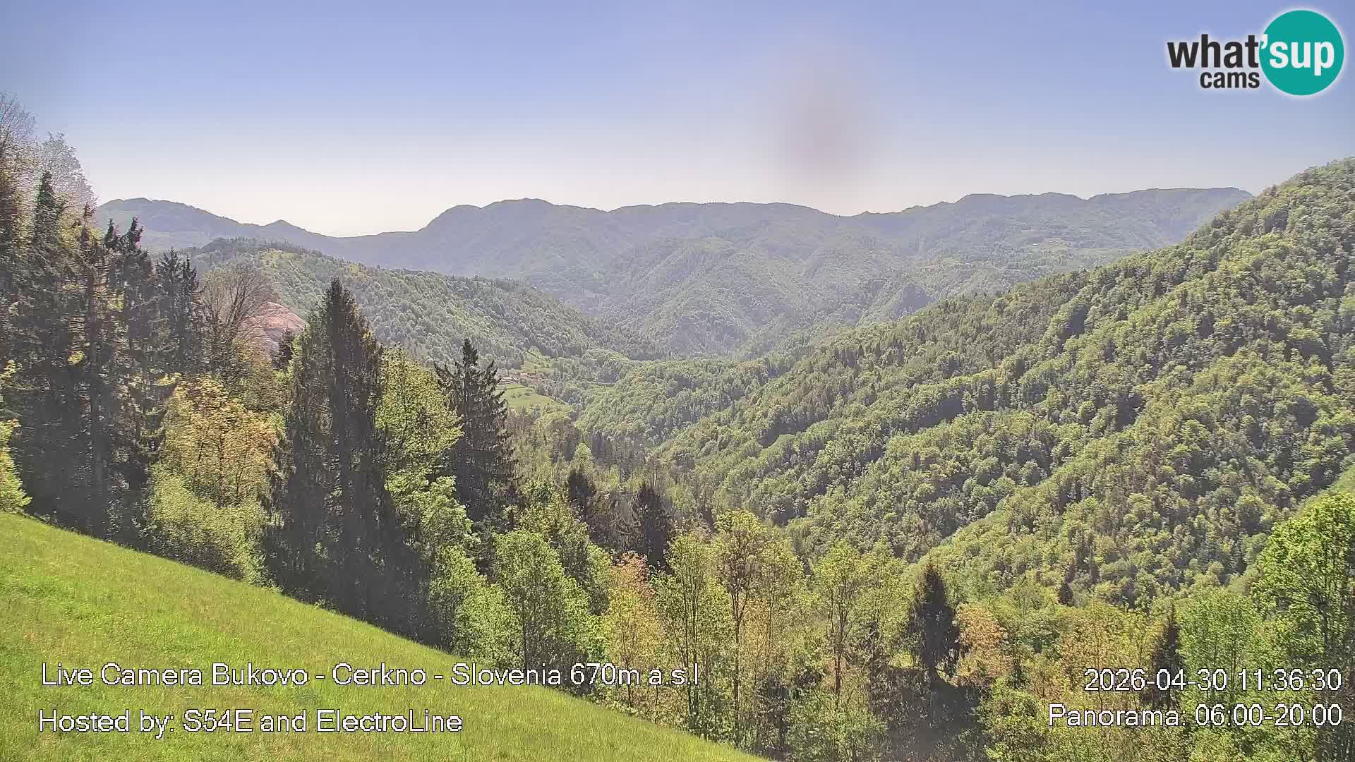 Webcam Bukovo – Baška grapa | Cerkno | Slovenia