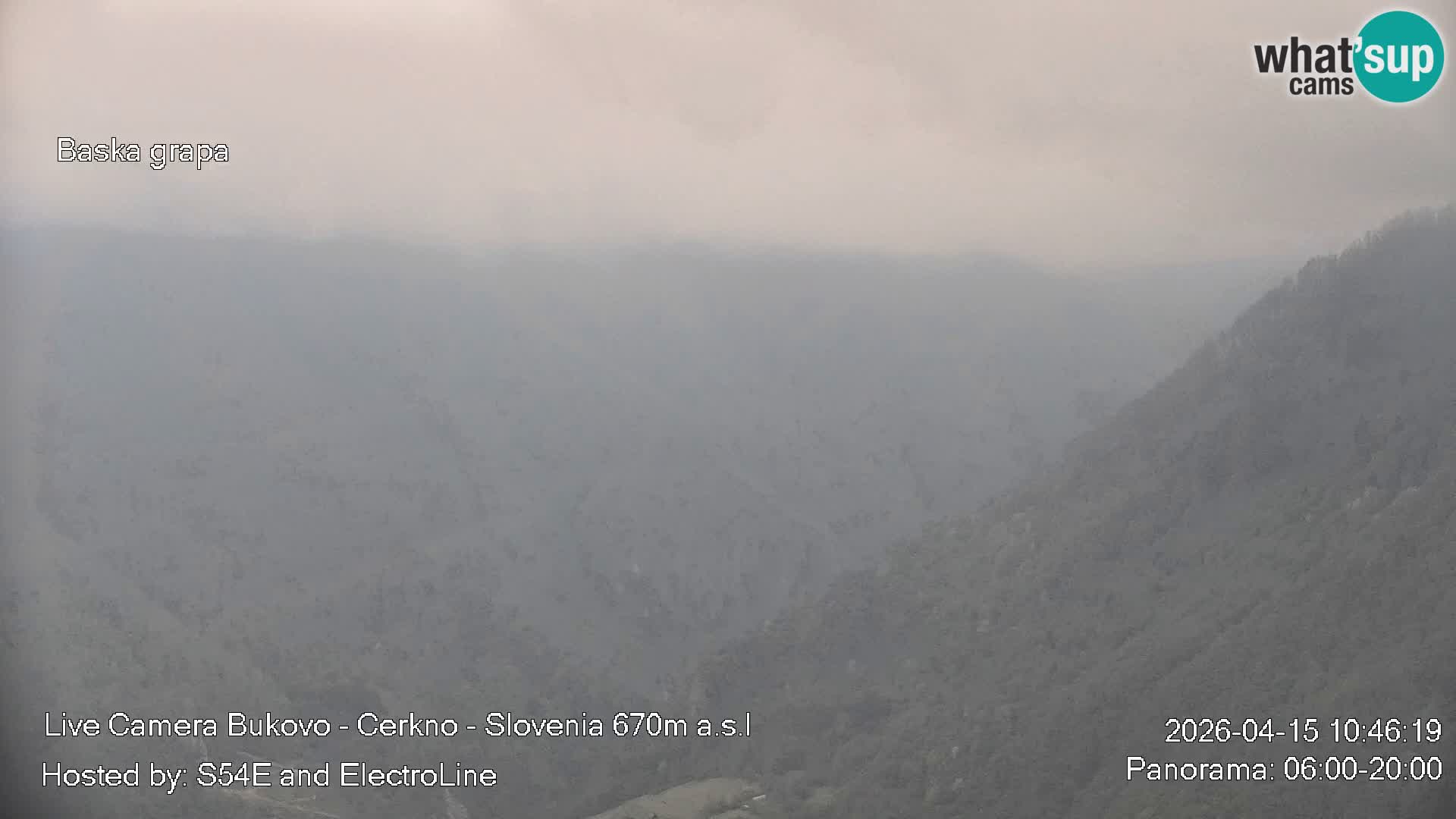 Kamera Bukovo – Baška grapa | Cerkno