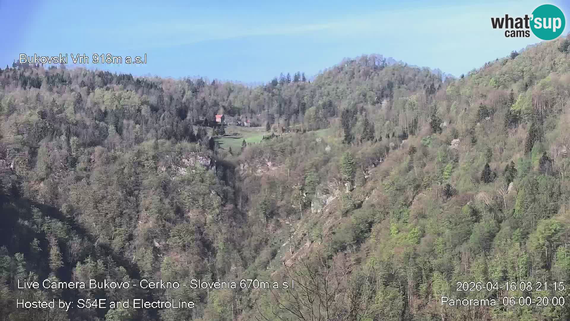 Webcam Bukovo – Baška grapa | Cerkno | Slovenia