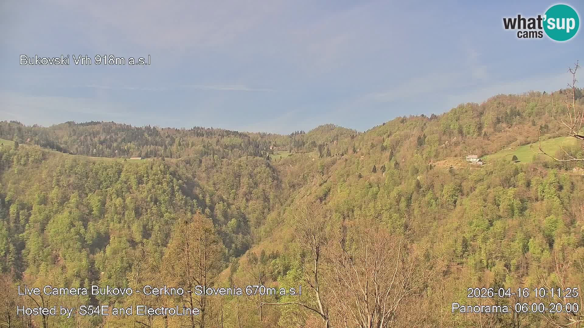 Webcam Bukovo – Baška grapa | Cerkno | Slovenia