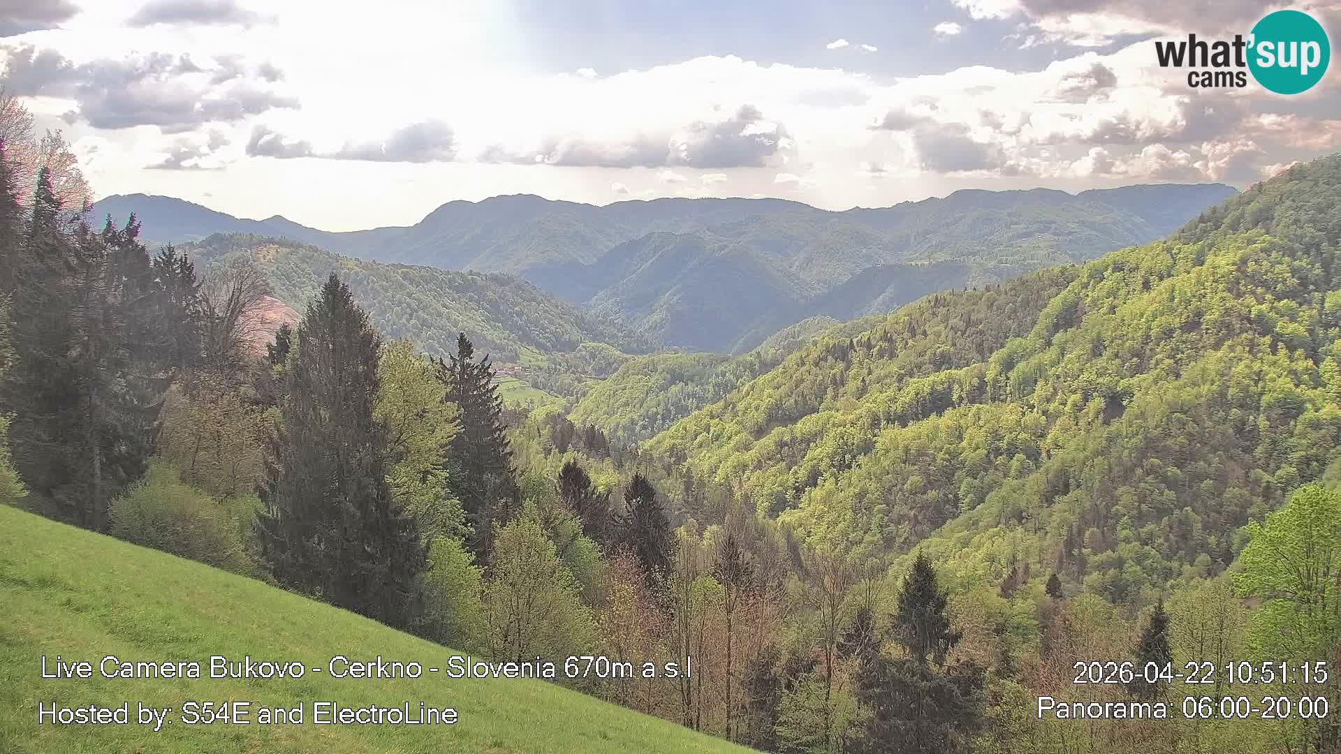 Webcam Bukovo – Baška grapa | Cerkno | Slovénie