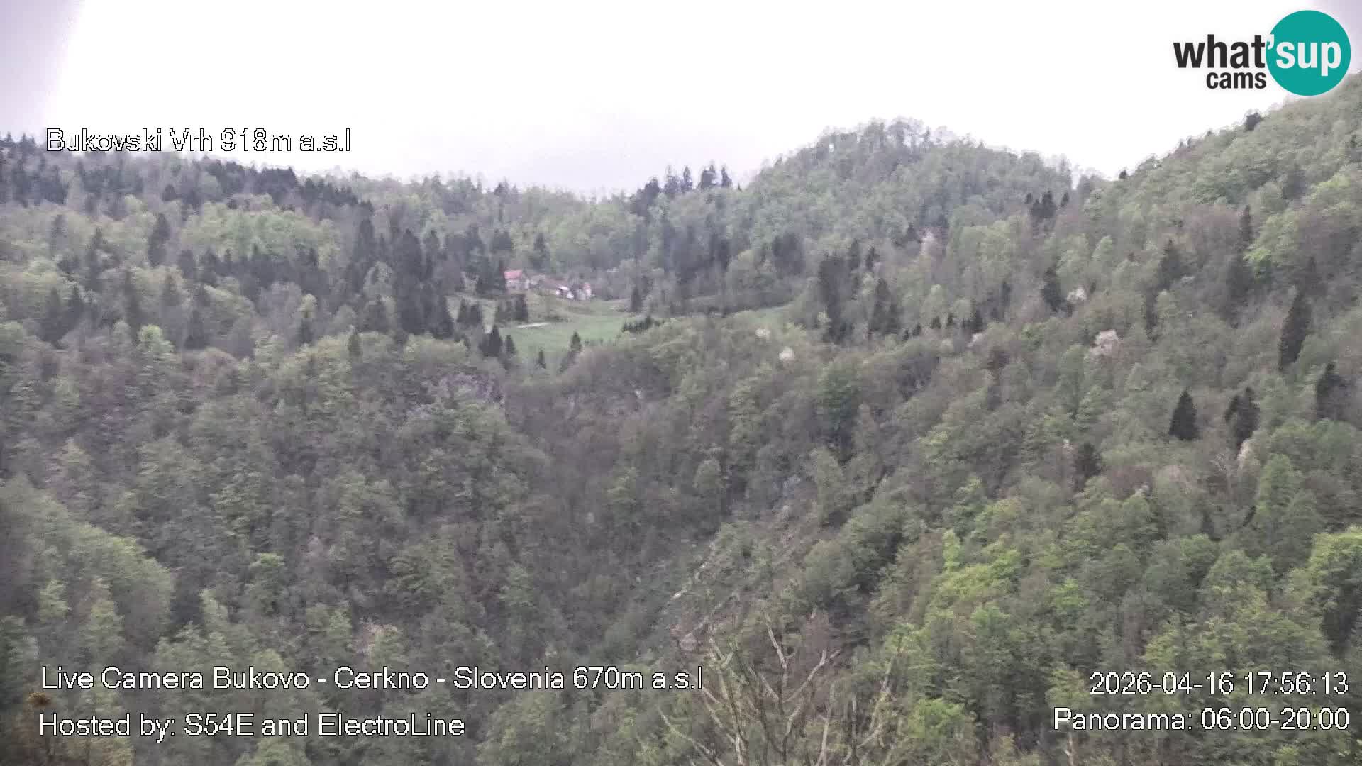 Webcam Bukovo – Baška grapa | Cerkno | Slovenia