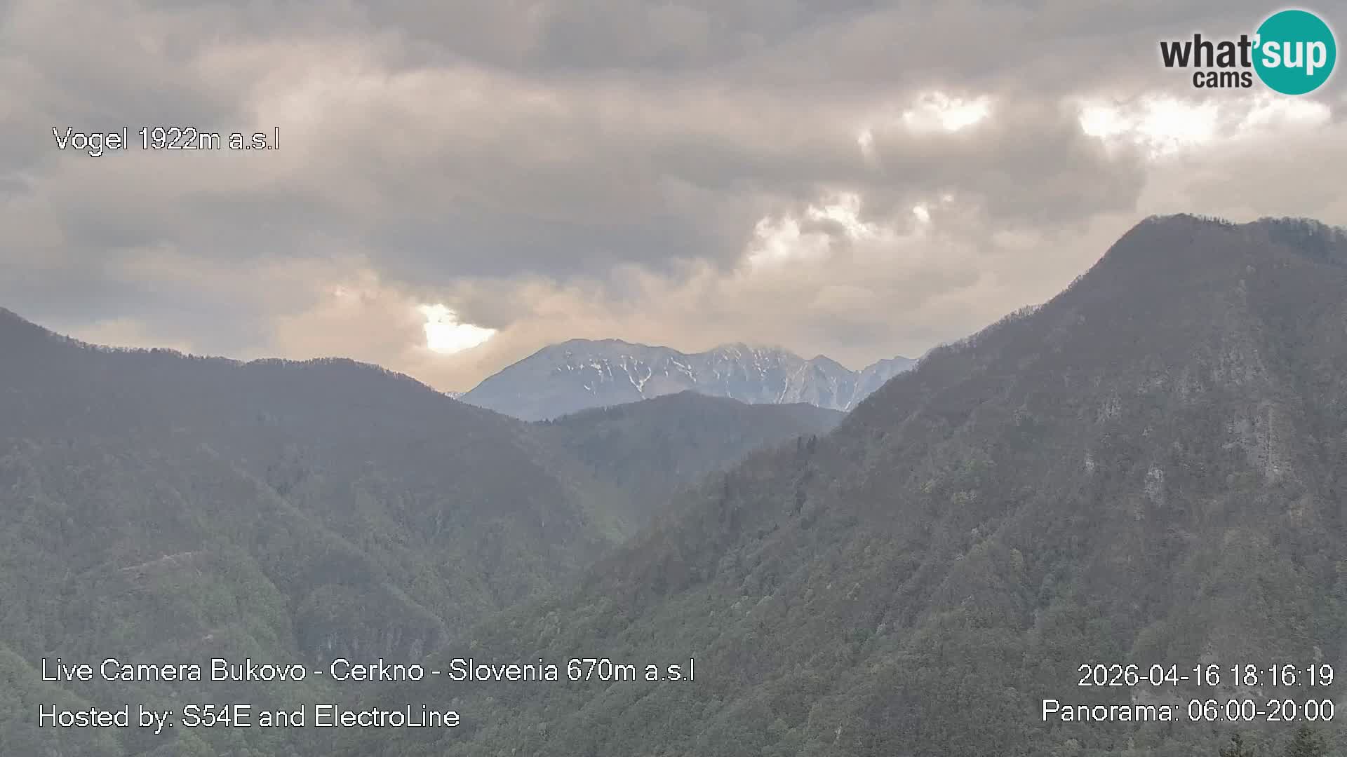 Web kamera Bukovo – Baška grapa | Cerkno | Slovenija