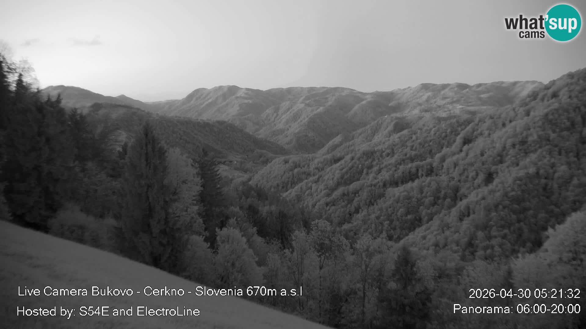 Web kamera Bukovo – Baška grapa | Cerkno | Slovenija