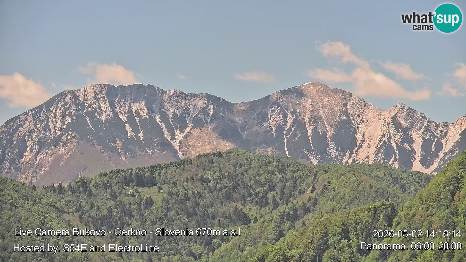 Webcam Bukovo – Baška grapa | Cerkno | Slovenia