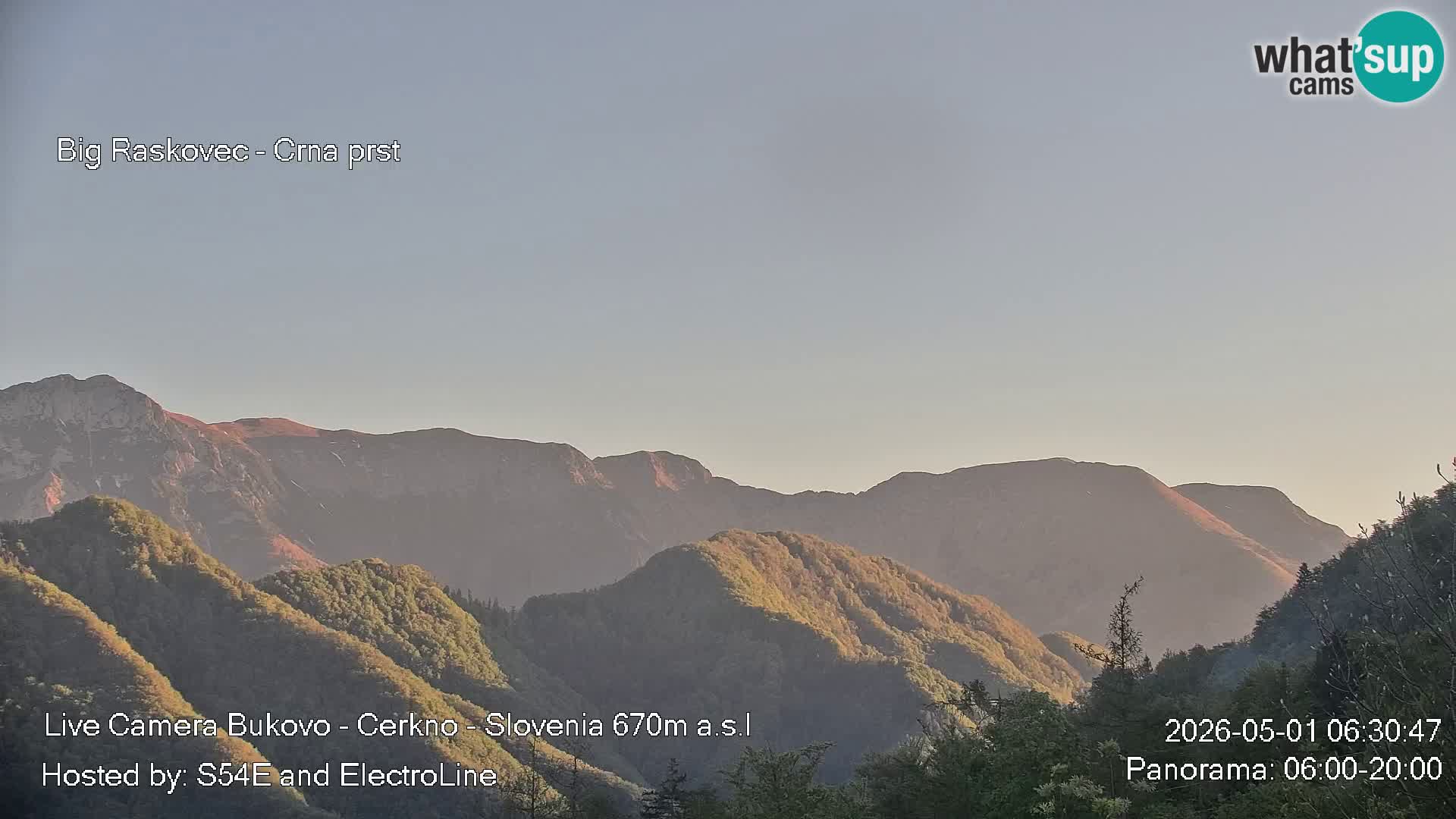 Web kamera Bukovo – Baška grapa | Cerkno | Slovenija