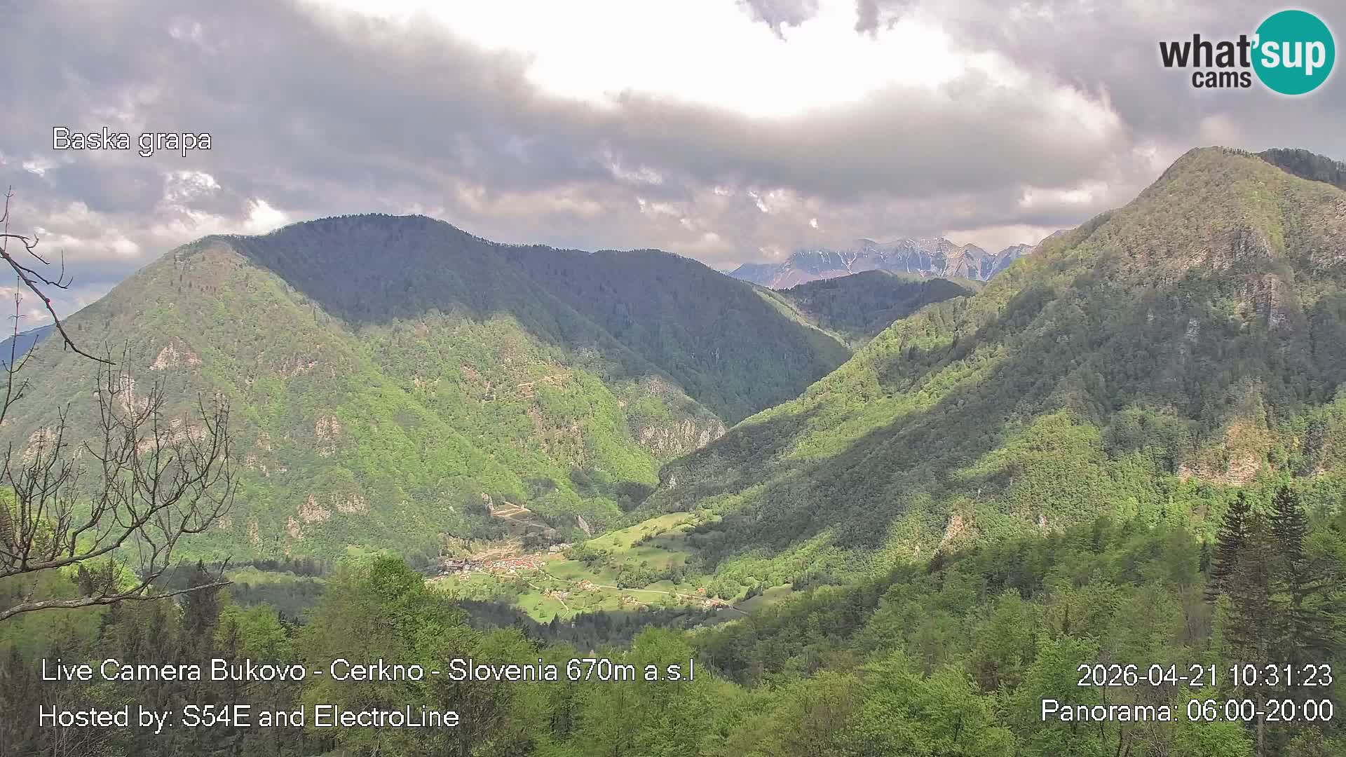 Webcam Bukovo – Baška grapa | Cerkno | Slovenia