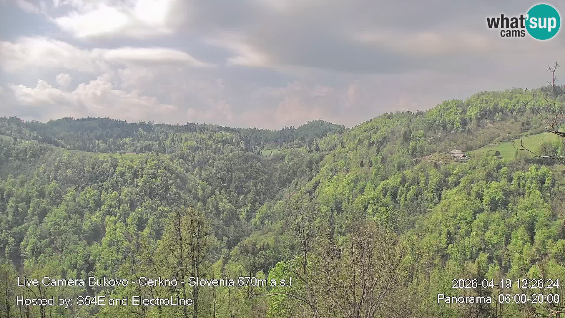 Webcam Bukovo – Baška grapa | Cerkno | Slovenia