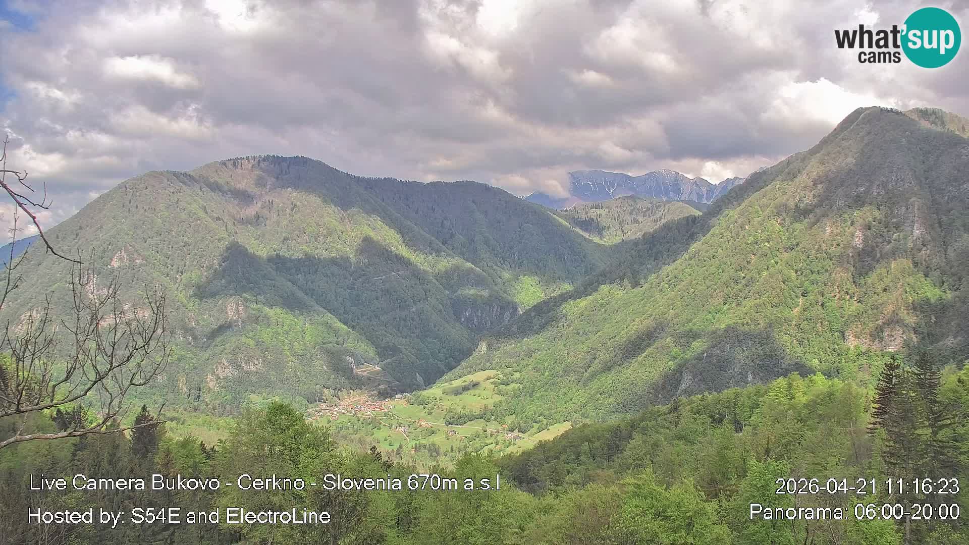 Webcam Bukovo – Baška grapa | Cerkno | Slovenia