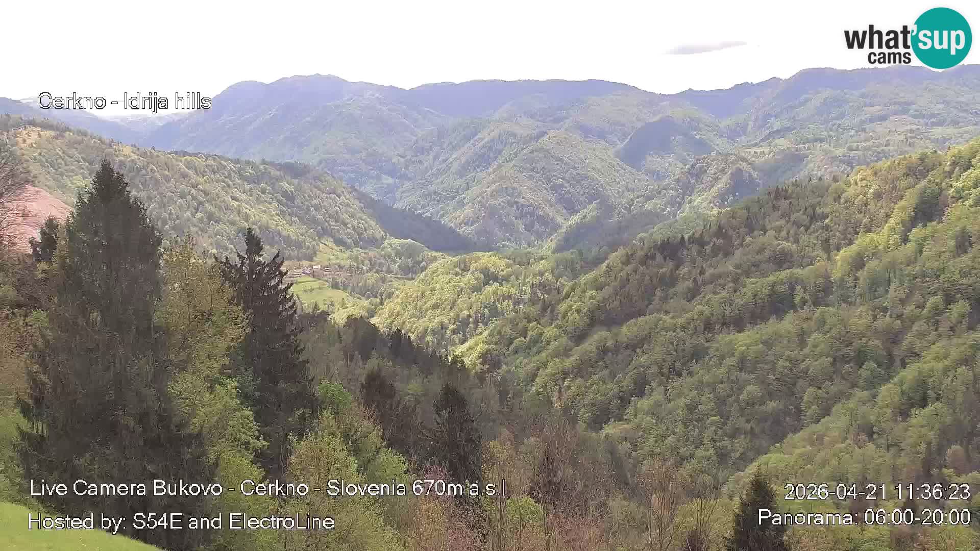 Webcam en vivo Bukovo – Baška grapa | Cerkno | Eslovenia