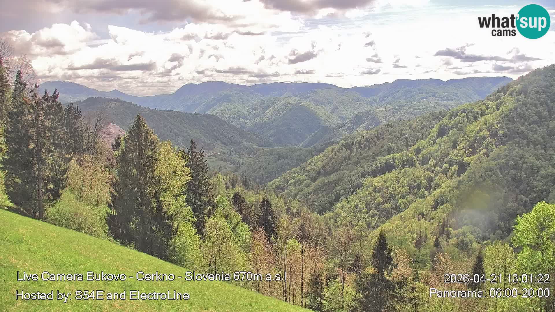 Webcam Bukovo – Baška grapa | Cerkno | Slovenia