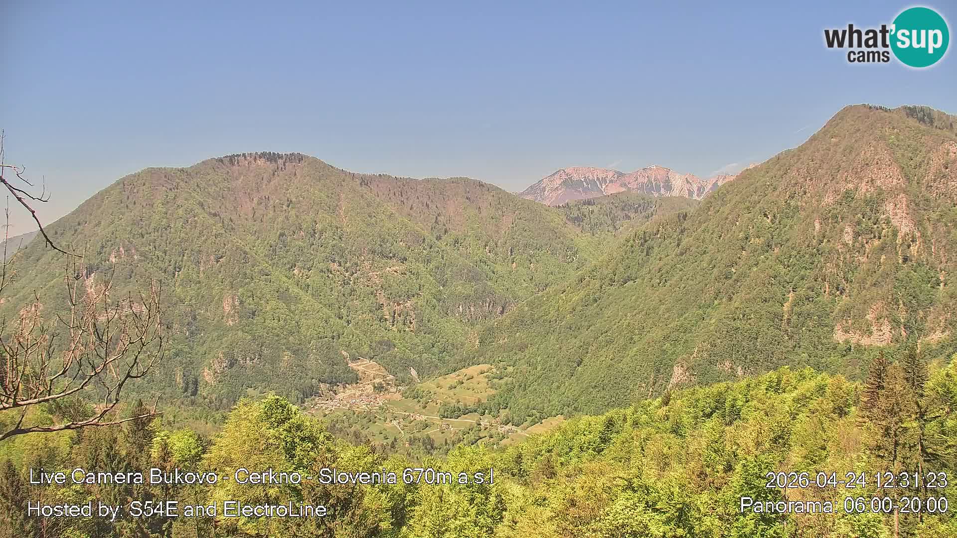 Webcam Bukovo – Baška grapa | Cerkno | Slovénie