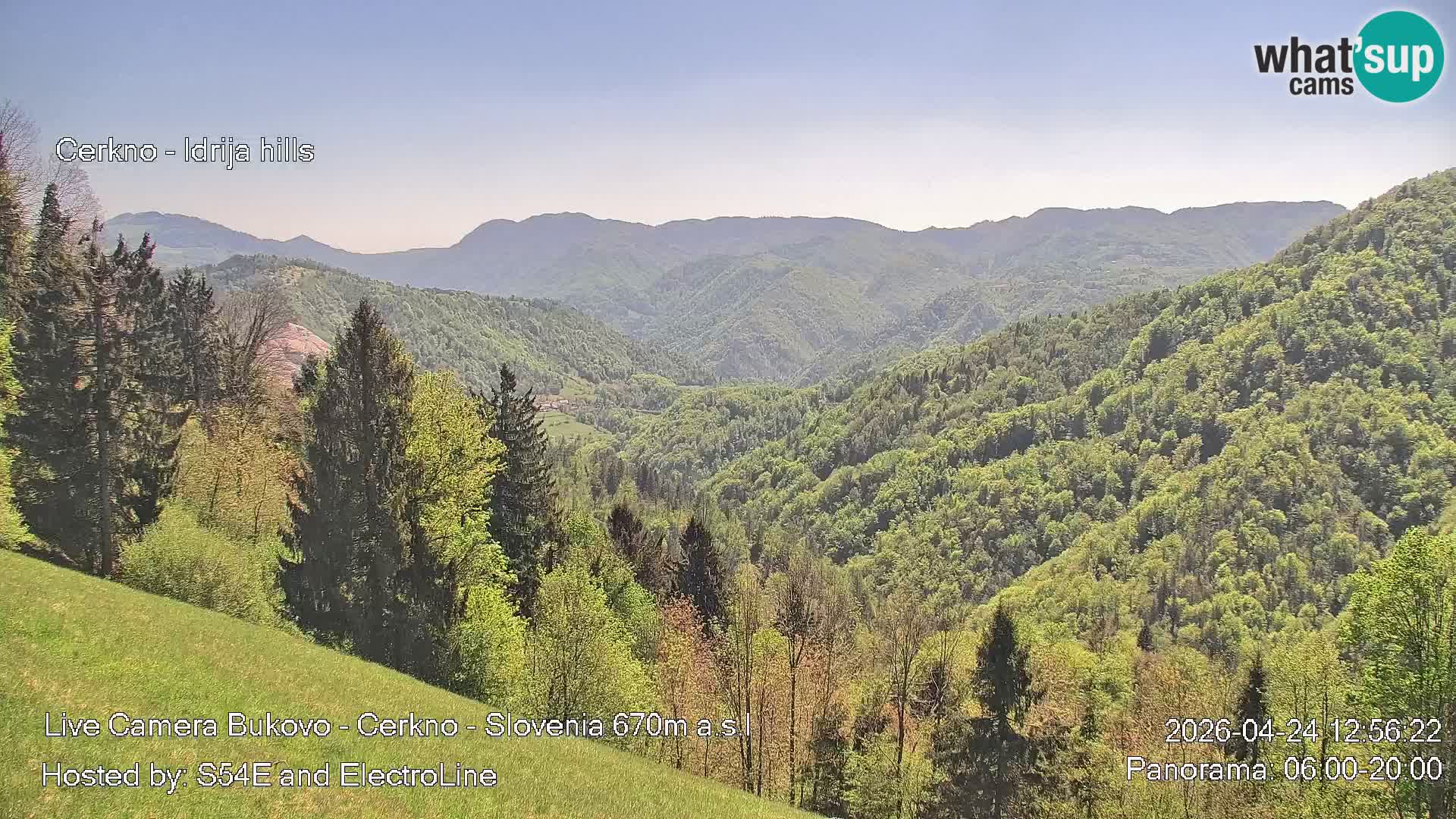 Webcam Bukovo – Baška grapa | Cerkno | Slovénie