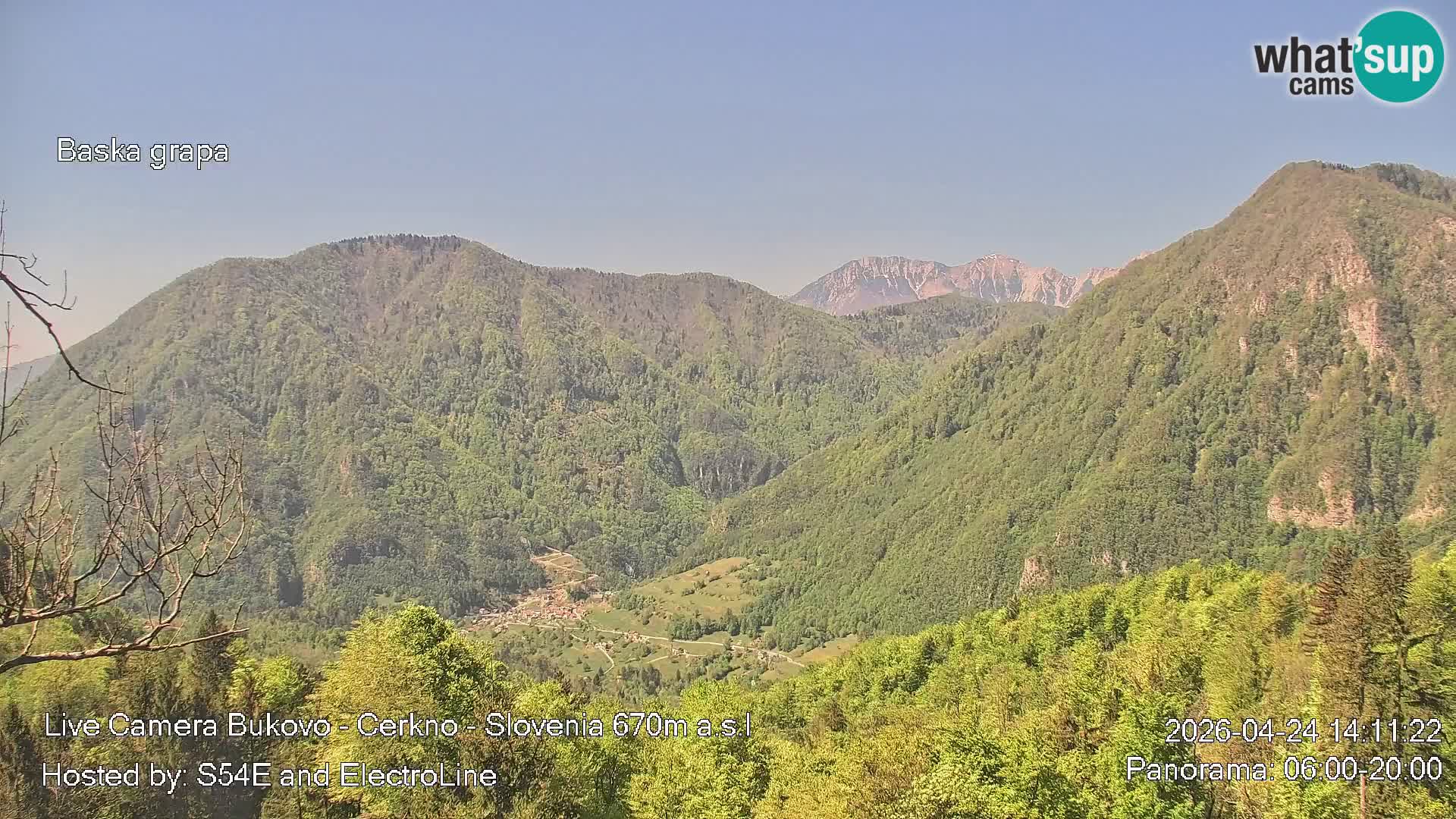 Webcam Bukovo – Baška grapa | Cerkno | Slovenia