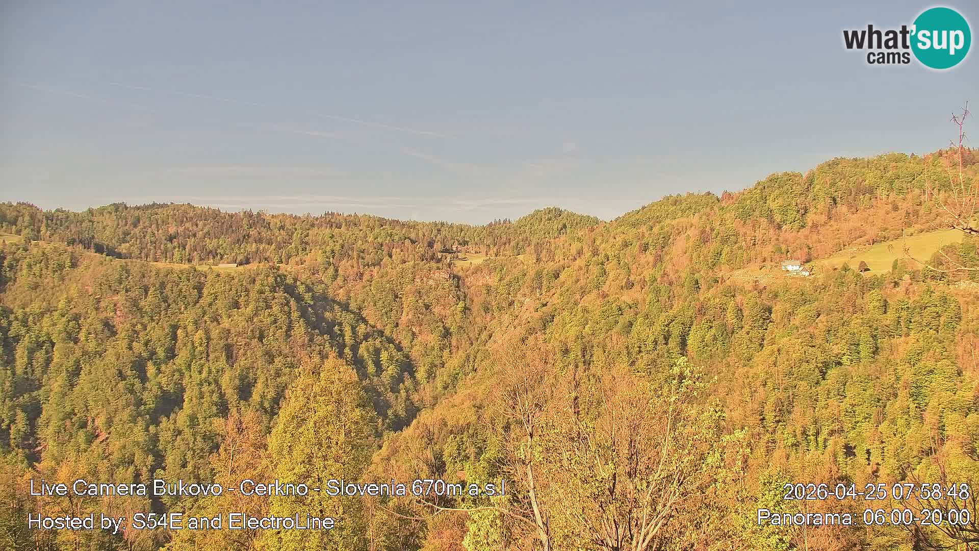 Web kamera Bukovo – Baška grapa | Cerkno | Slovenija