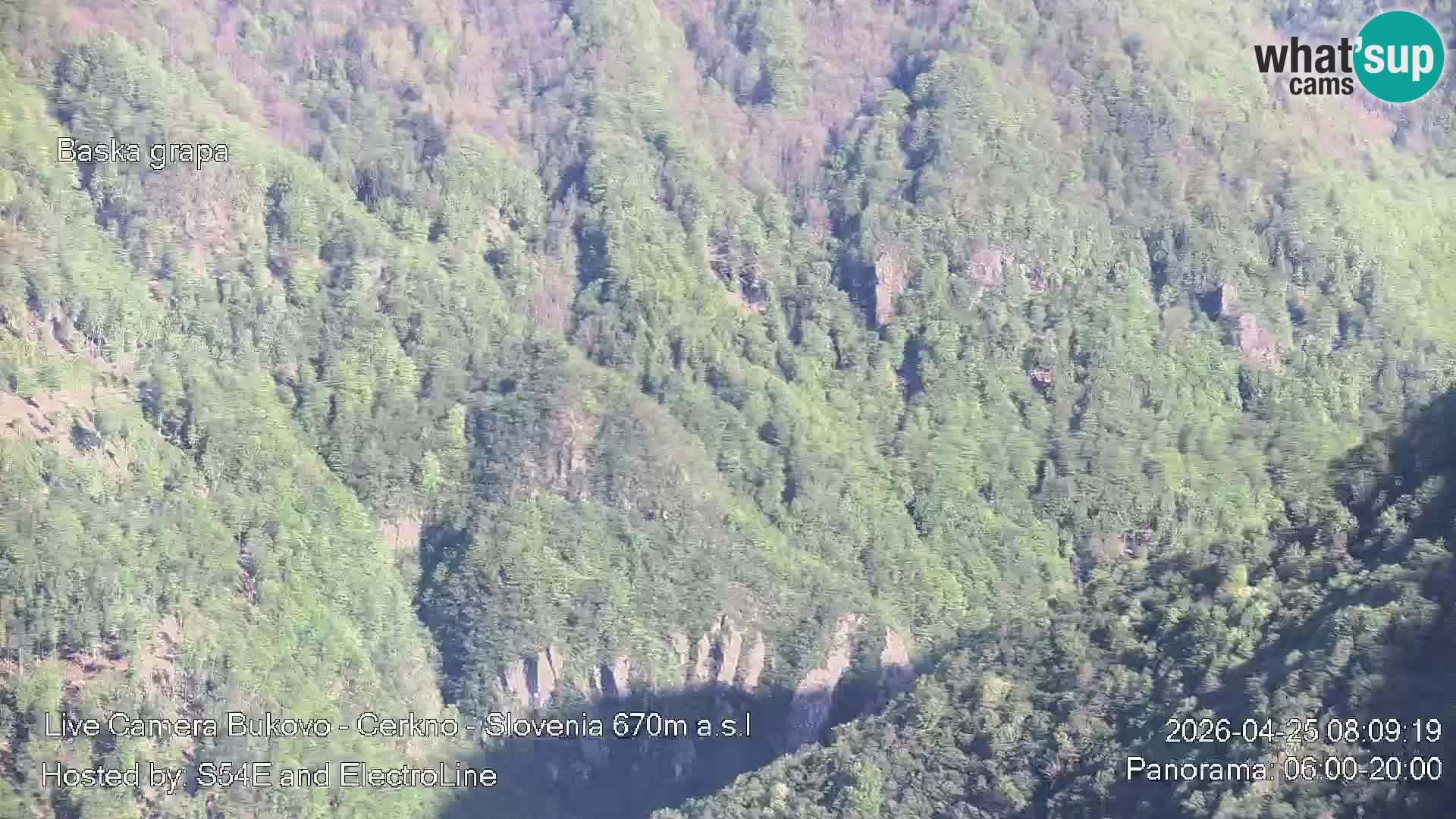 Webcam Bukovo – Baška grapa | Cerkno | Slovénie