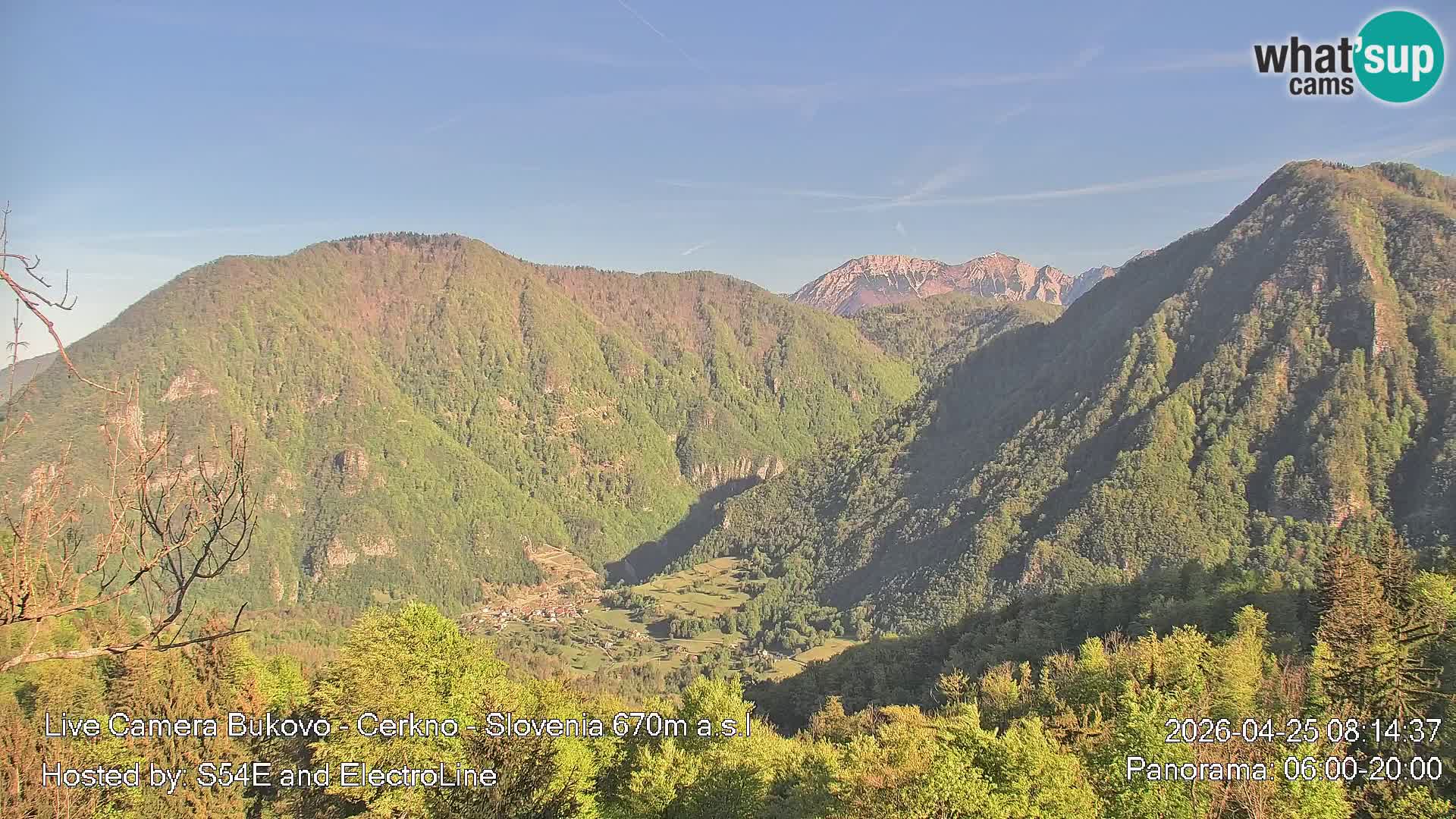 Webcam en vivo Bukovo – Baška grapa | Cerkno | Eslovenia