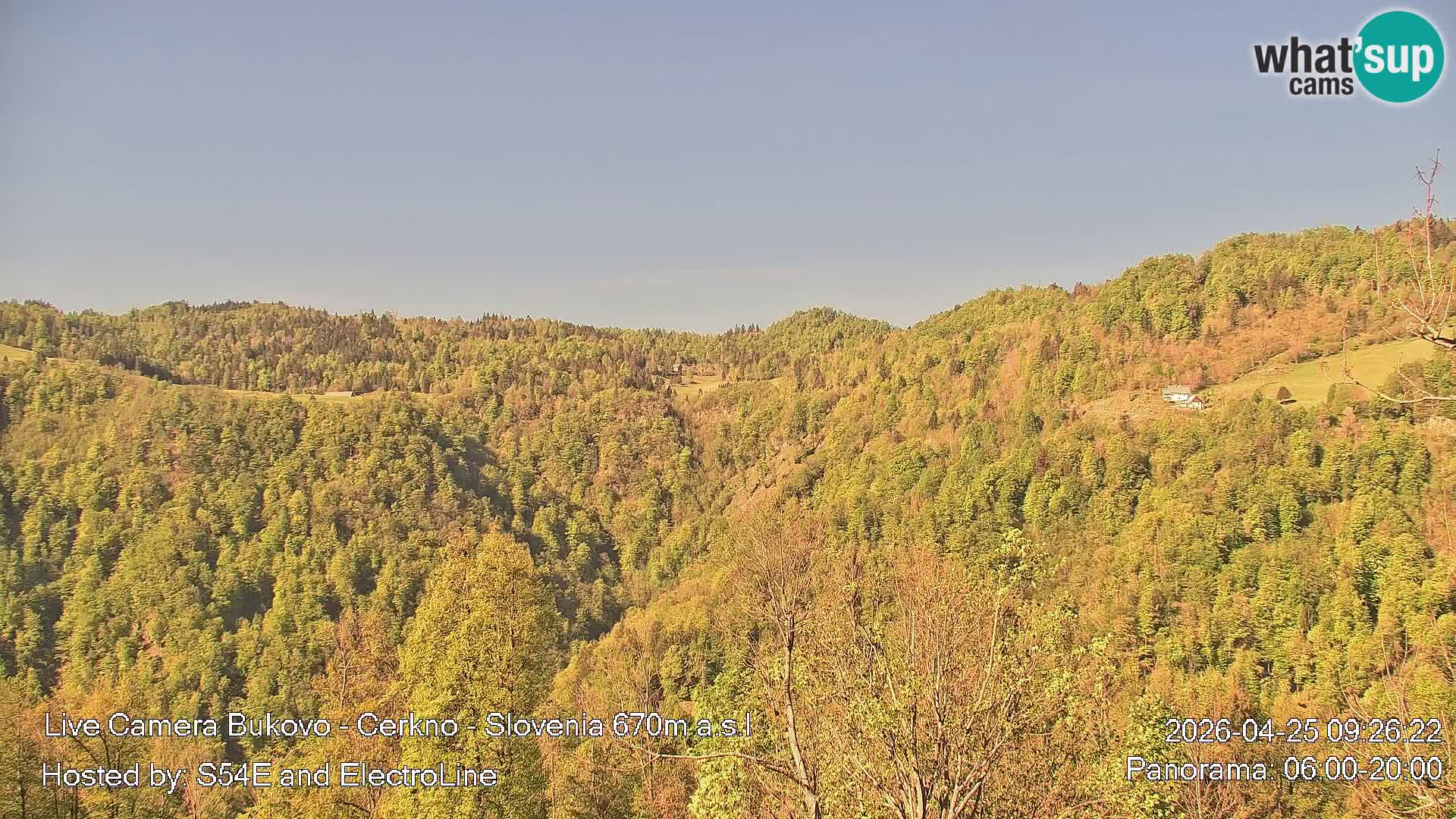 Webcam en vivo Bukovo – Baška grapa | Cerkno | Eslovenia