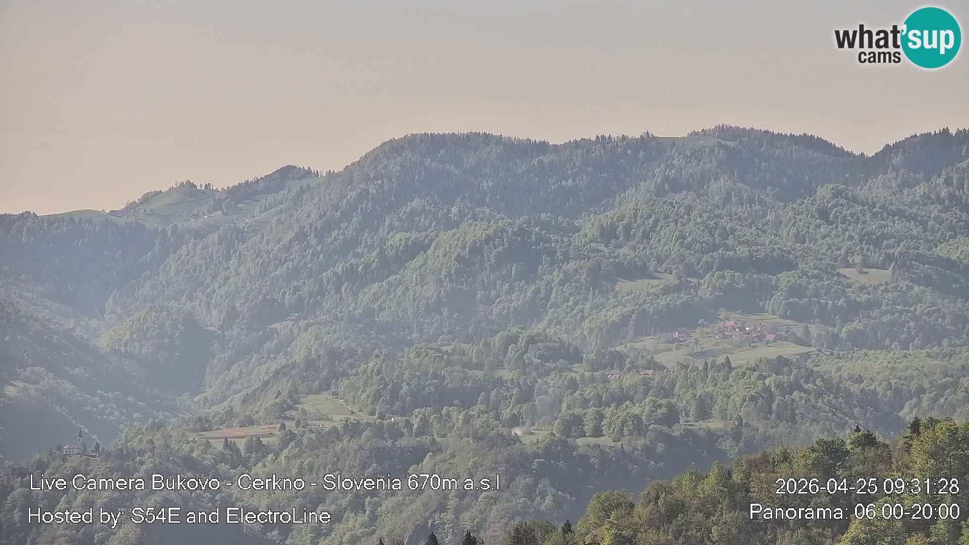 Web kamera Bukovo – Baška grapa | Cerkno | Slovenija