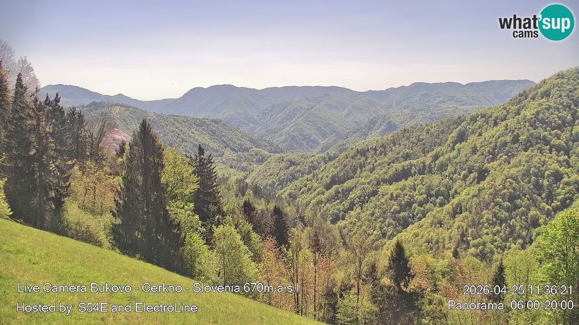 Bukovo Webcam – Baška grapa | Cerkno | Slowenien