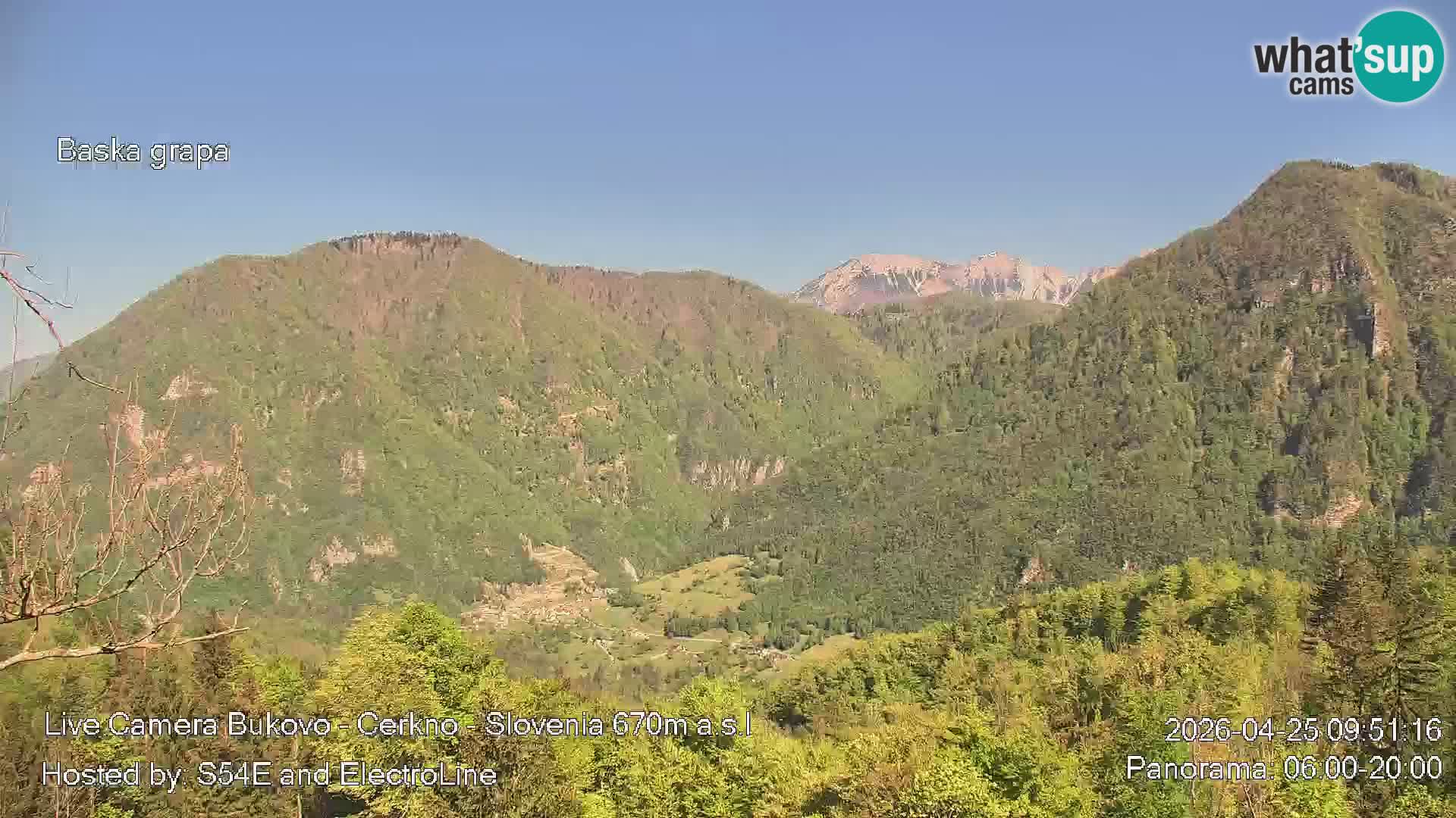 Kamera Bukovo – Baška grapa | Cerkno