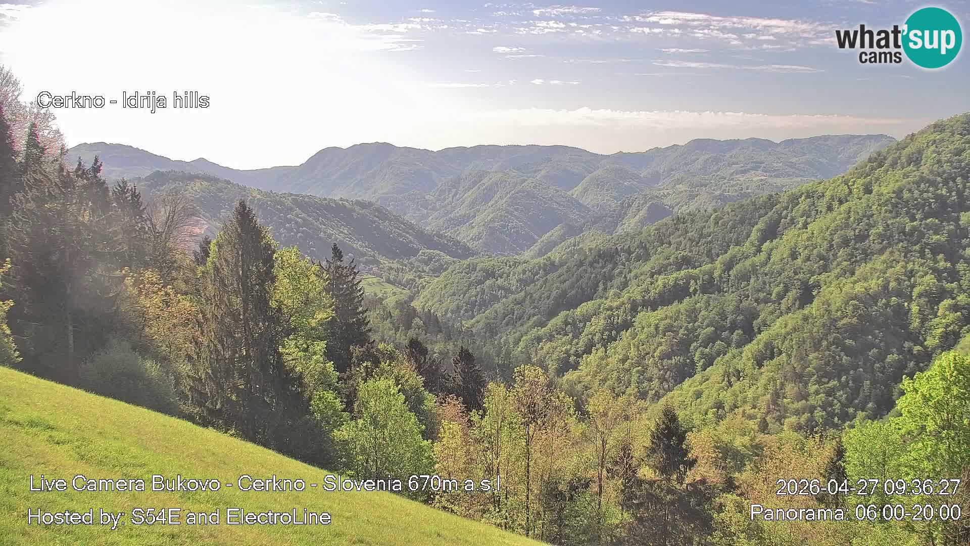 Bukovo Webcam – Baška grapa | Cerkno | Slowenien