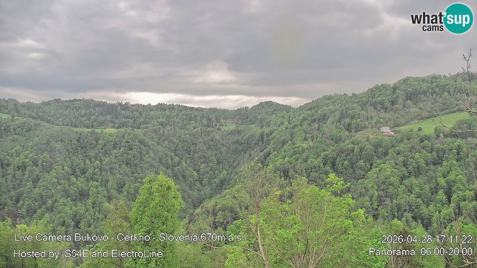 Webcam Bukovo – Baška grapa | Cerkno | Slovenia