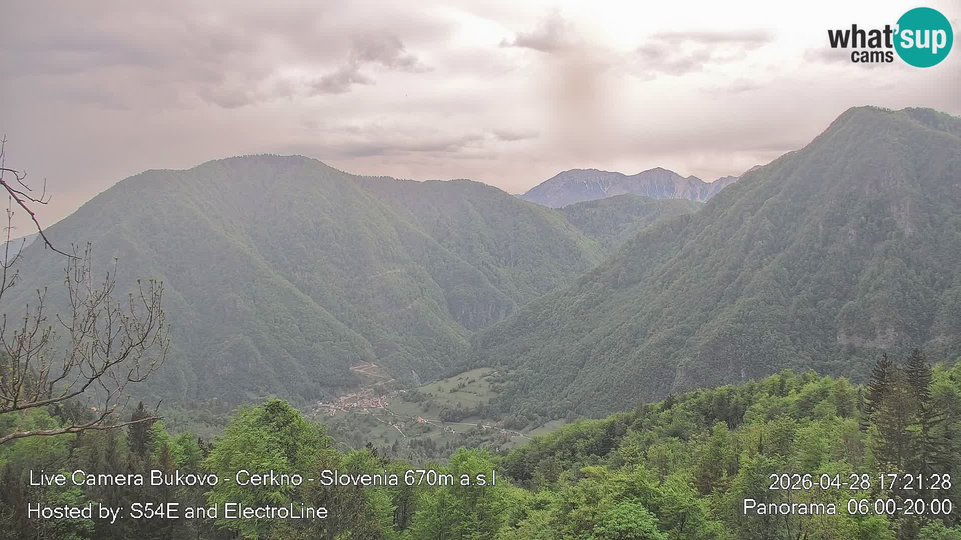 Webcam Bukovo – Baška grapa | Cerkno | Slovenia