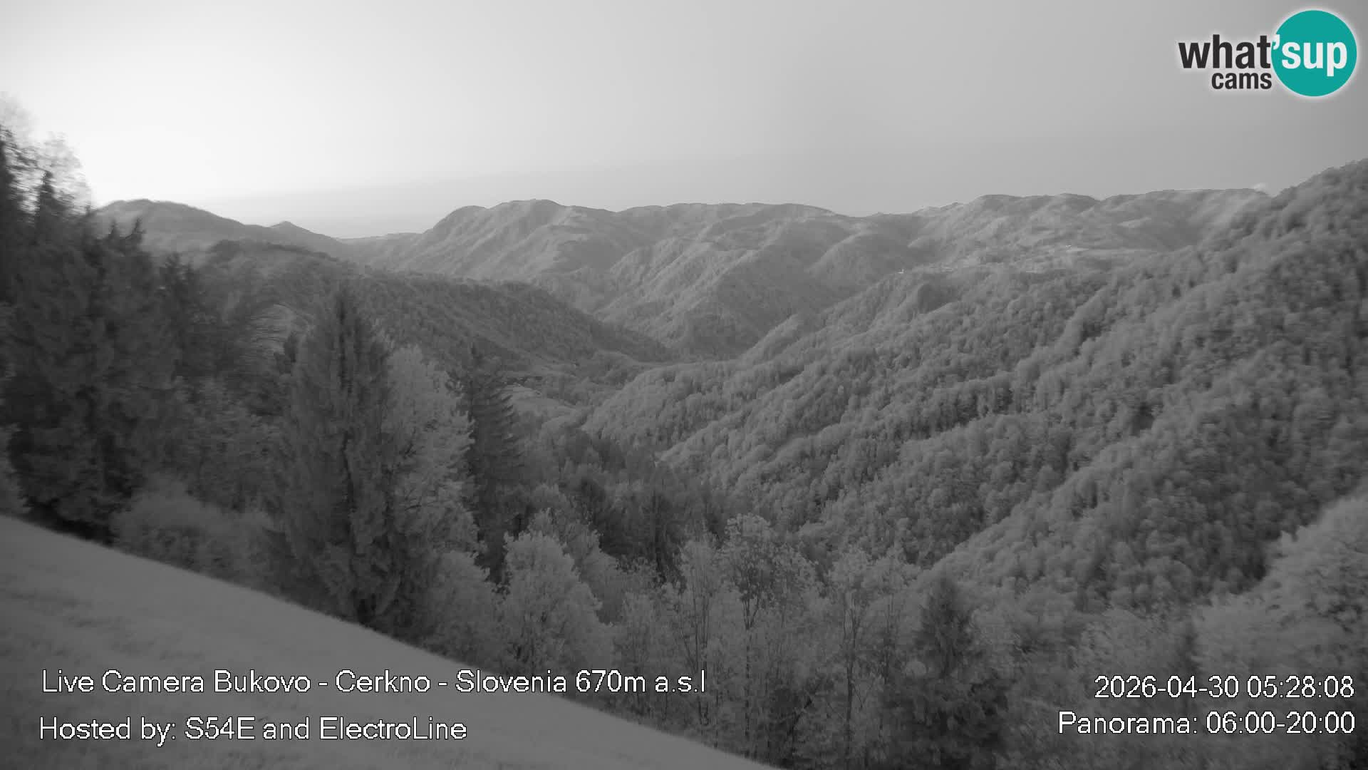 Web kamera Bukovo – Baška grapa | Cerkno | Slovenija
