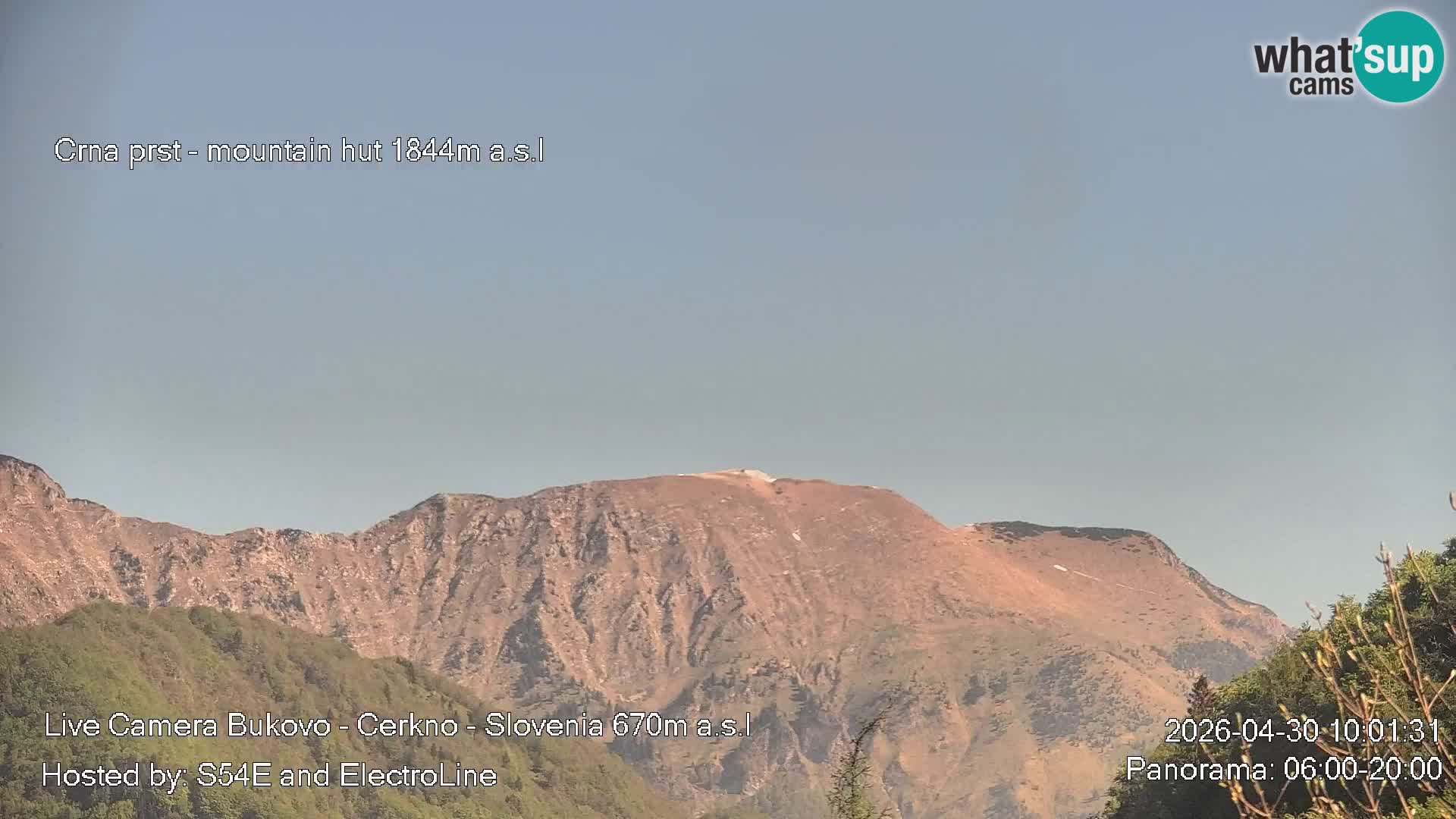 Bukovo Webcam – Baška grapa | Cerkno | Slowenien