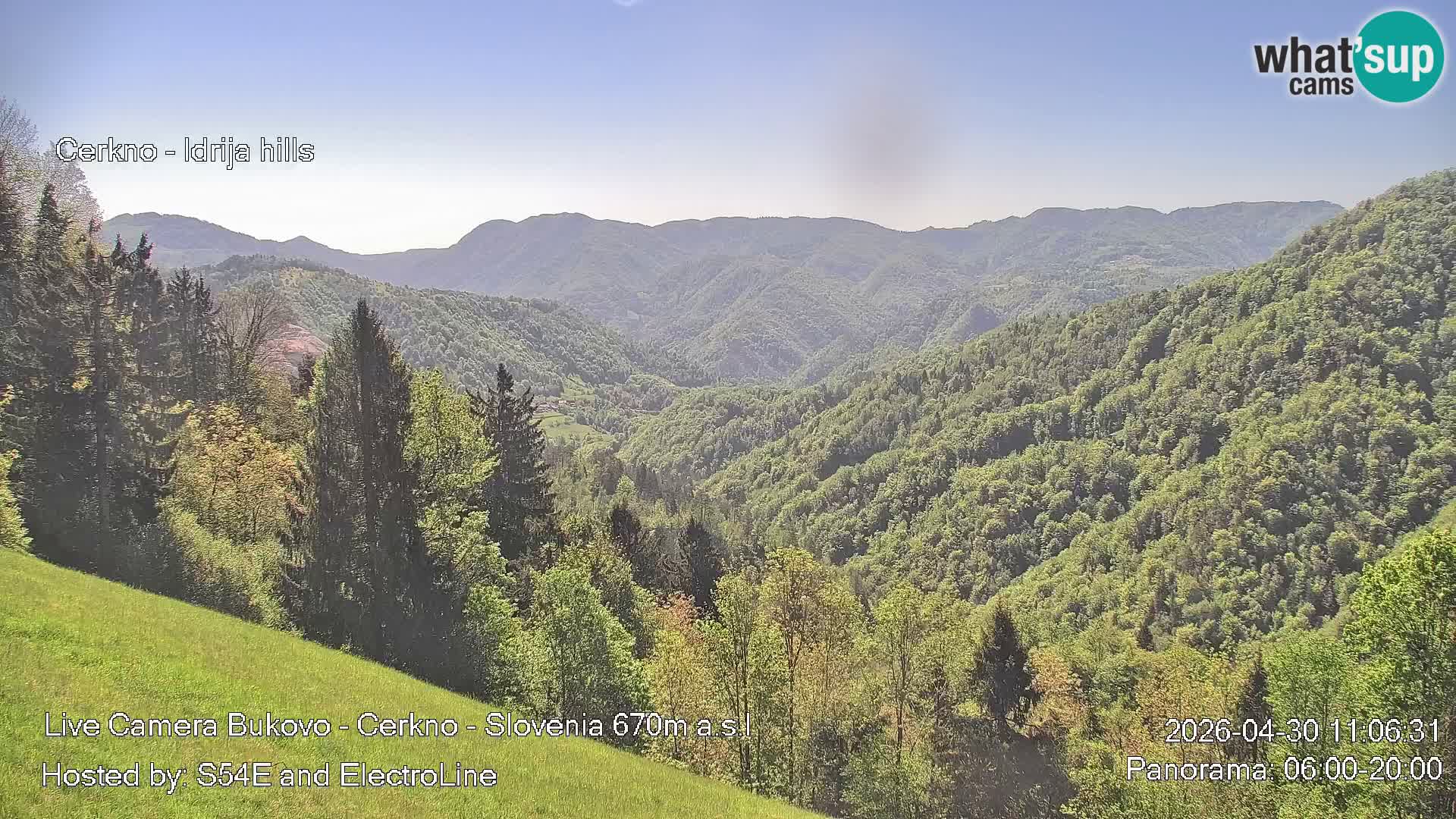 Bukovo Webcam – Baška grapa | Cerkno | Slowenien