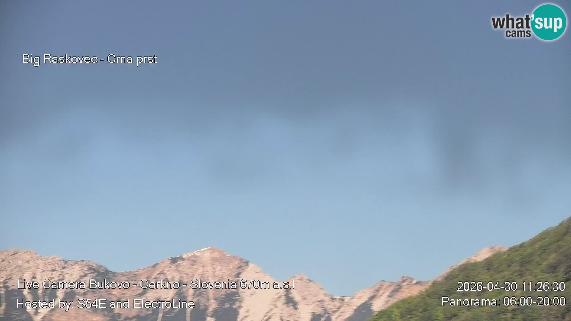 Bukovo Webcam – Baška grapa | Cerkno | Slowenien